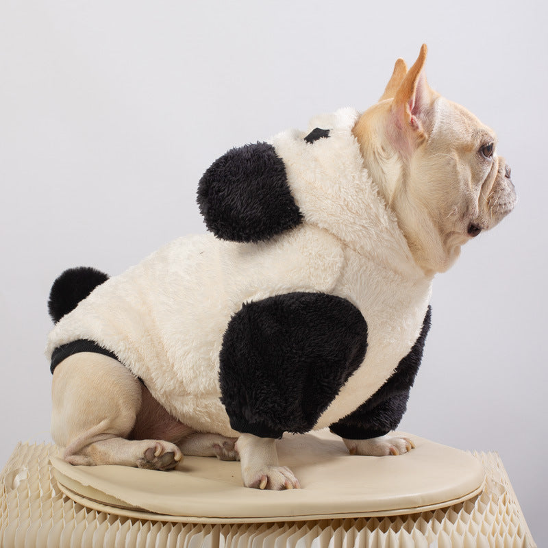 French Bulldog Plush Warm Knitwear for Flat-Face Breeds-fadou