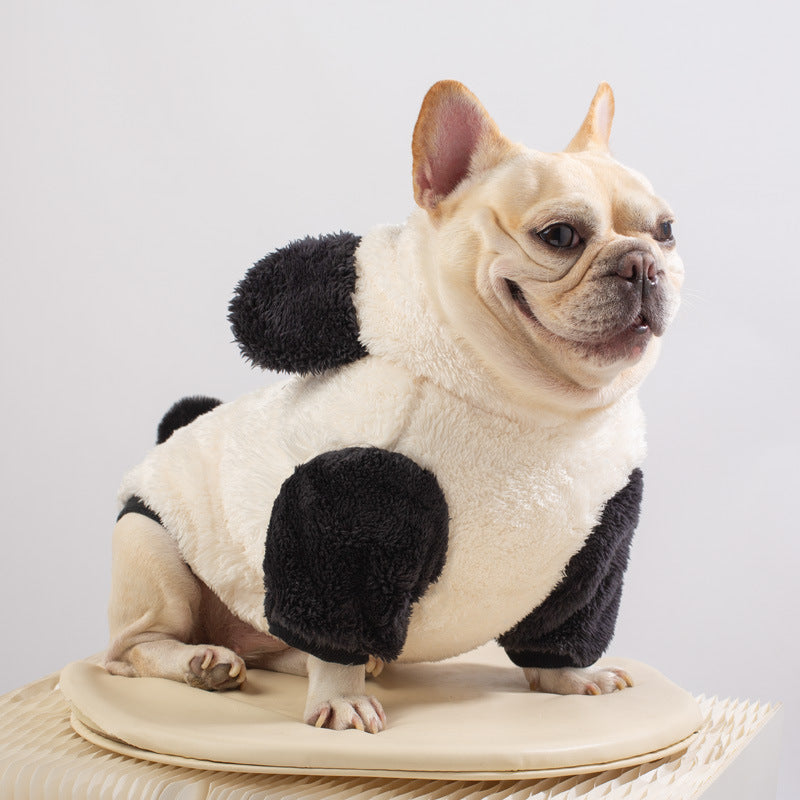 French Bulldog Plush Warm Knitwear for Flat-Face Breeds-fadou