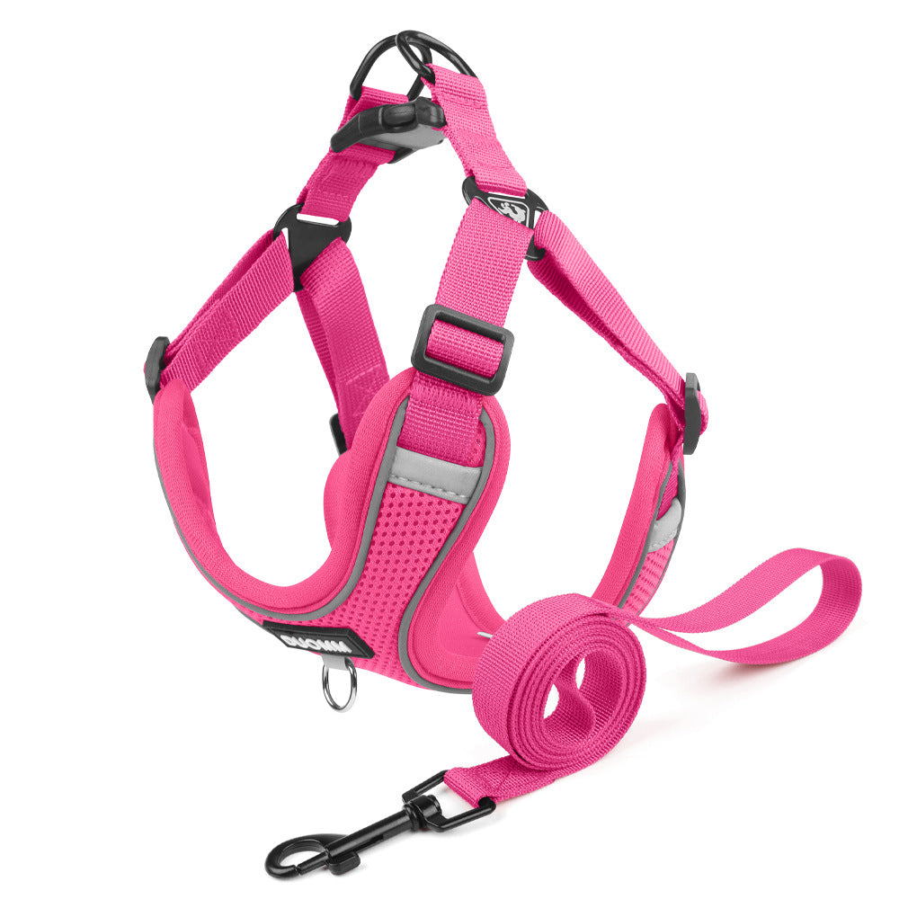 Explosion-Proof No-Pull Dog Harness for Flat-Face Breeds-fadou