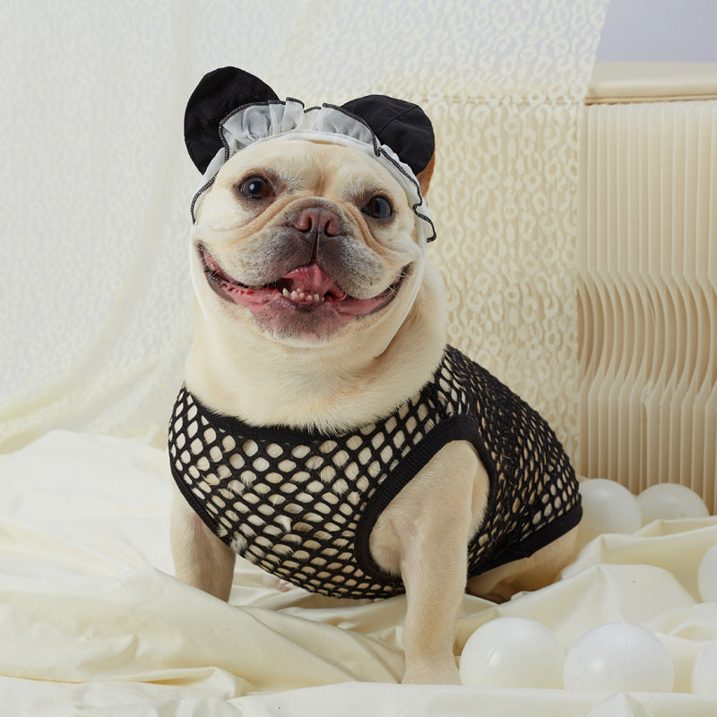French Bulldog Summer Clothes – Thin Hollow Mesh for Dog Lovers and-fadou