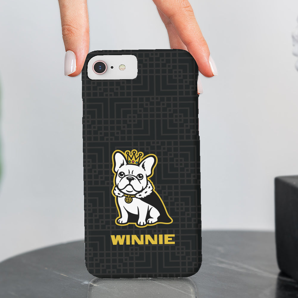 French Bulldog Personalized Slim Phone Shell for Frenchie Enthusiasts-fadou