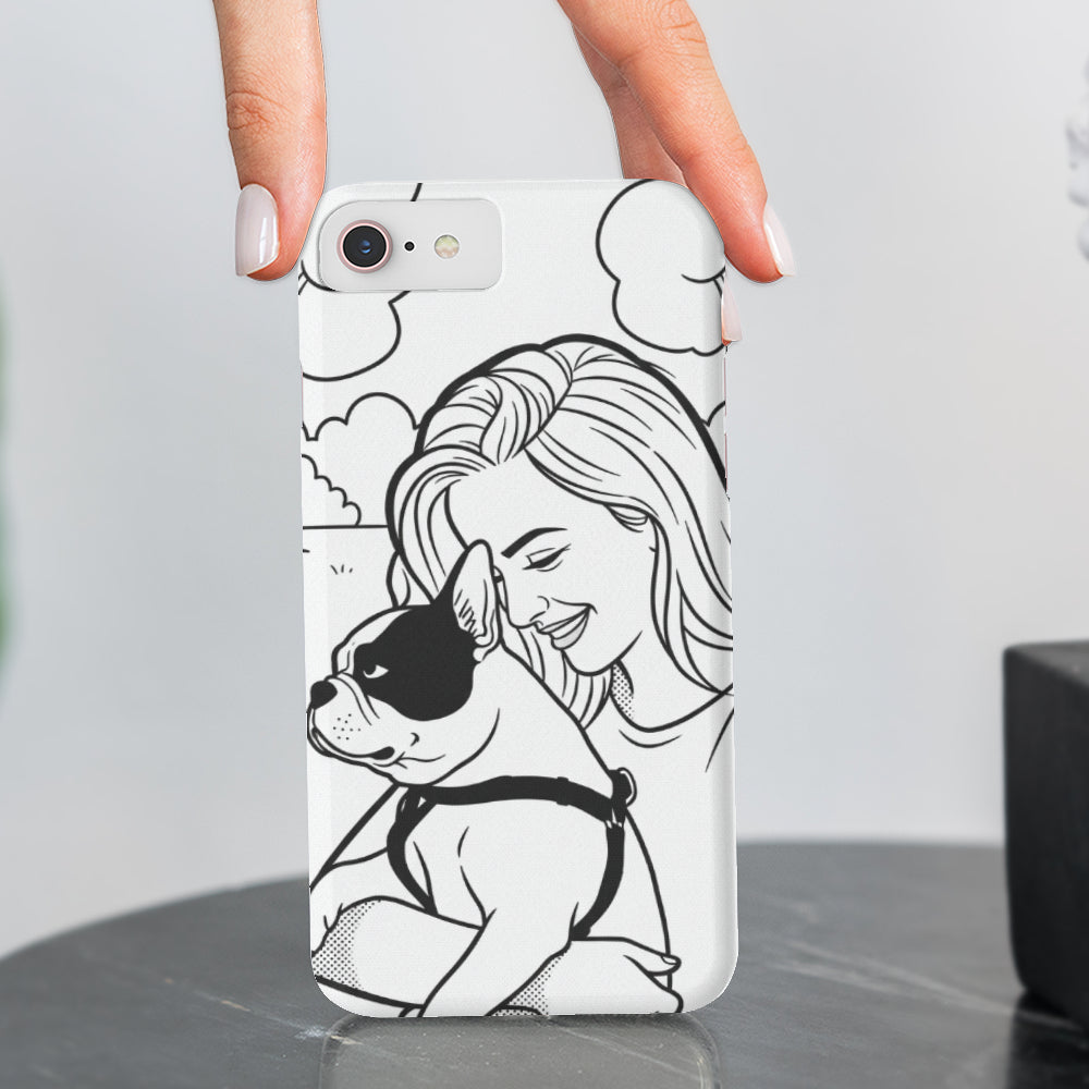 Frenchie Personalized Protective Case for Frenchie Enthusiasts-fadou