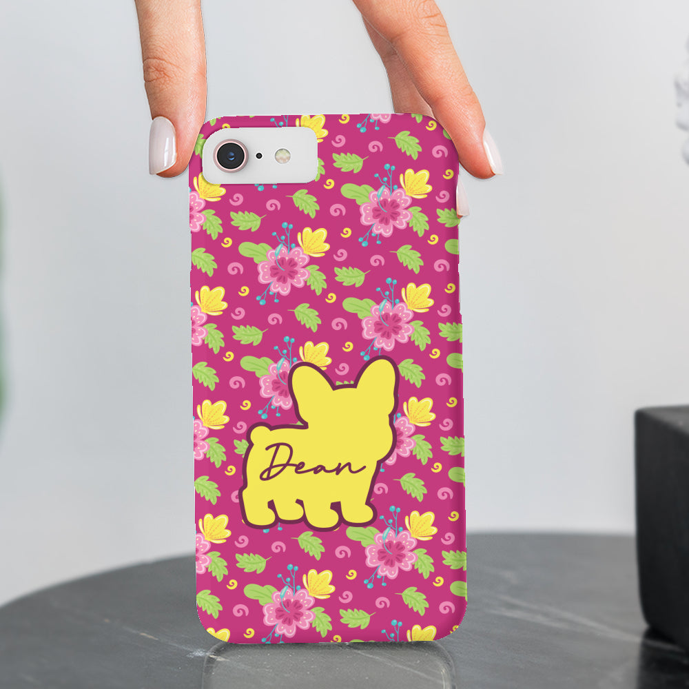 French Bulldog Personalized Phone Case for Frenchie Enthusiasts-fadou