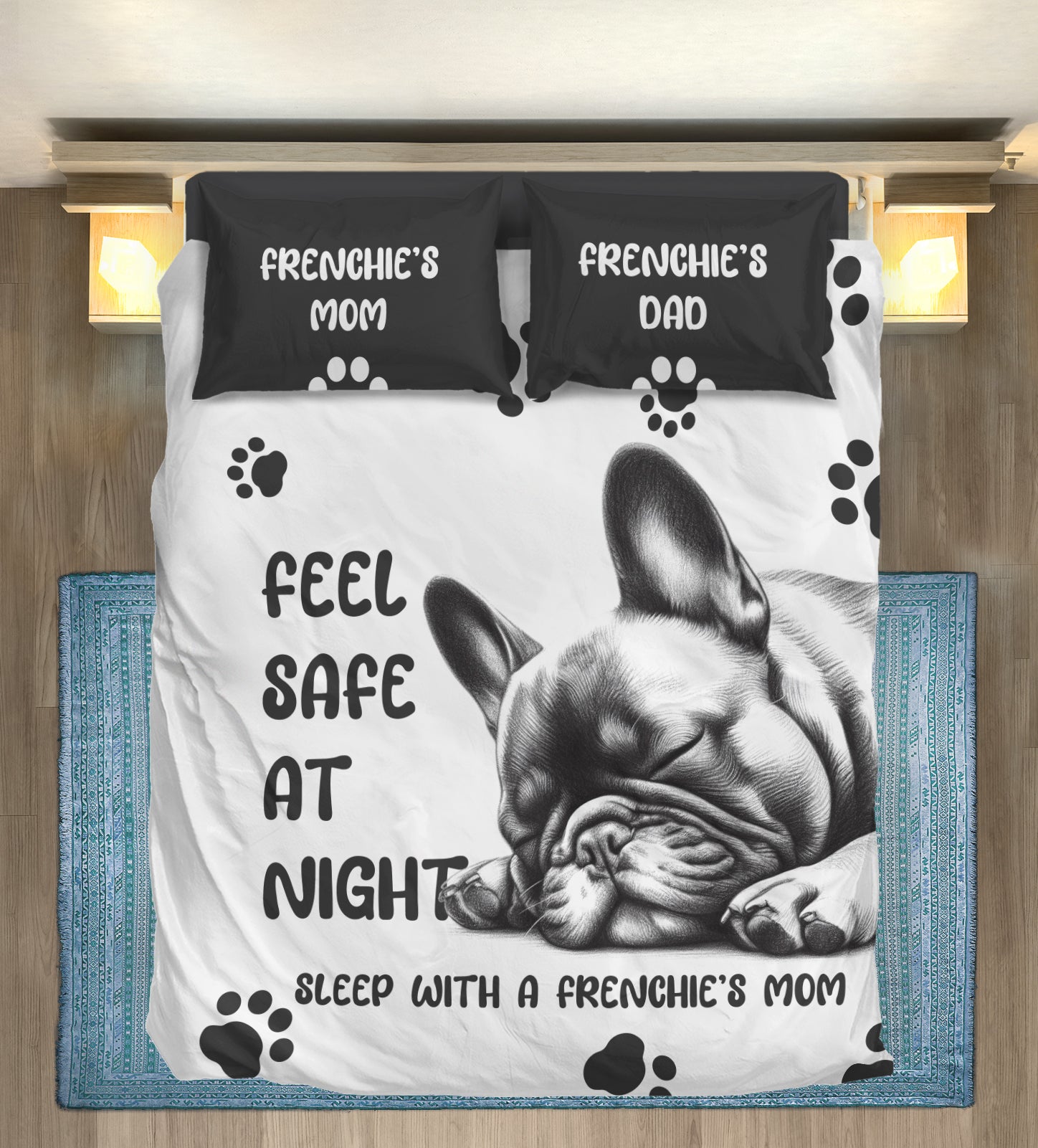 Ollie Frenchie Bedding Collection for Frenchie Enthusiasts-fadou