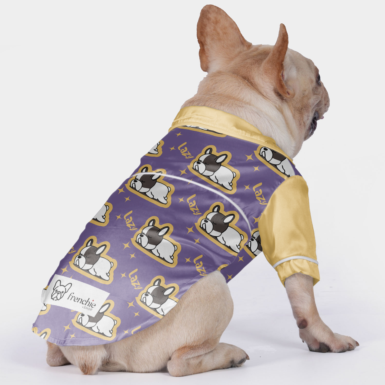 Ollie French Bulldog Pet Sleepwear for Flat-Face Breeds-fadou