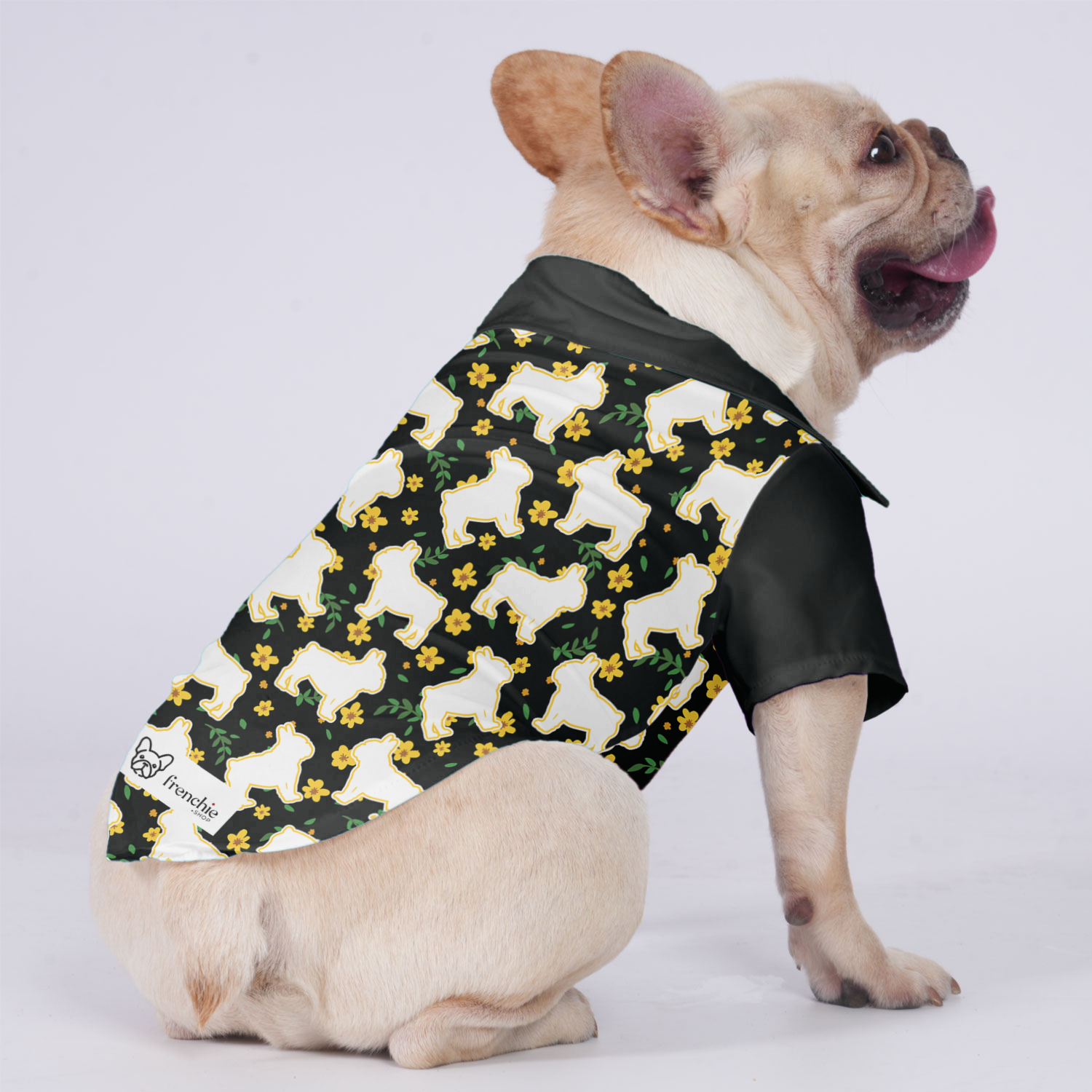 Tyler French Bulldog Cotton Tee for Brachycephalic Dogs-fadou