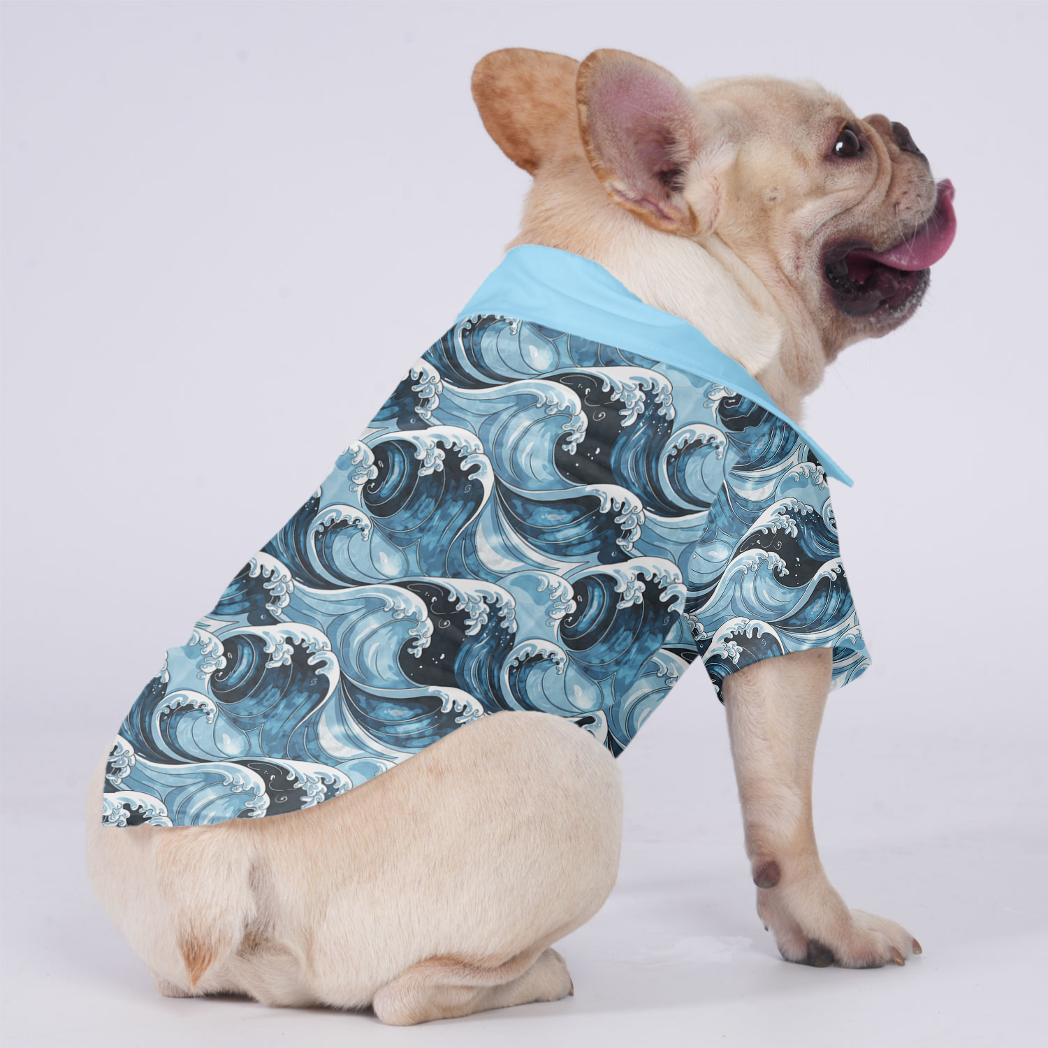 Scout French Bulldog Cotton Tee for Brachycephalic Dogs-fadou