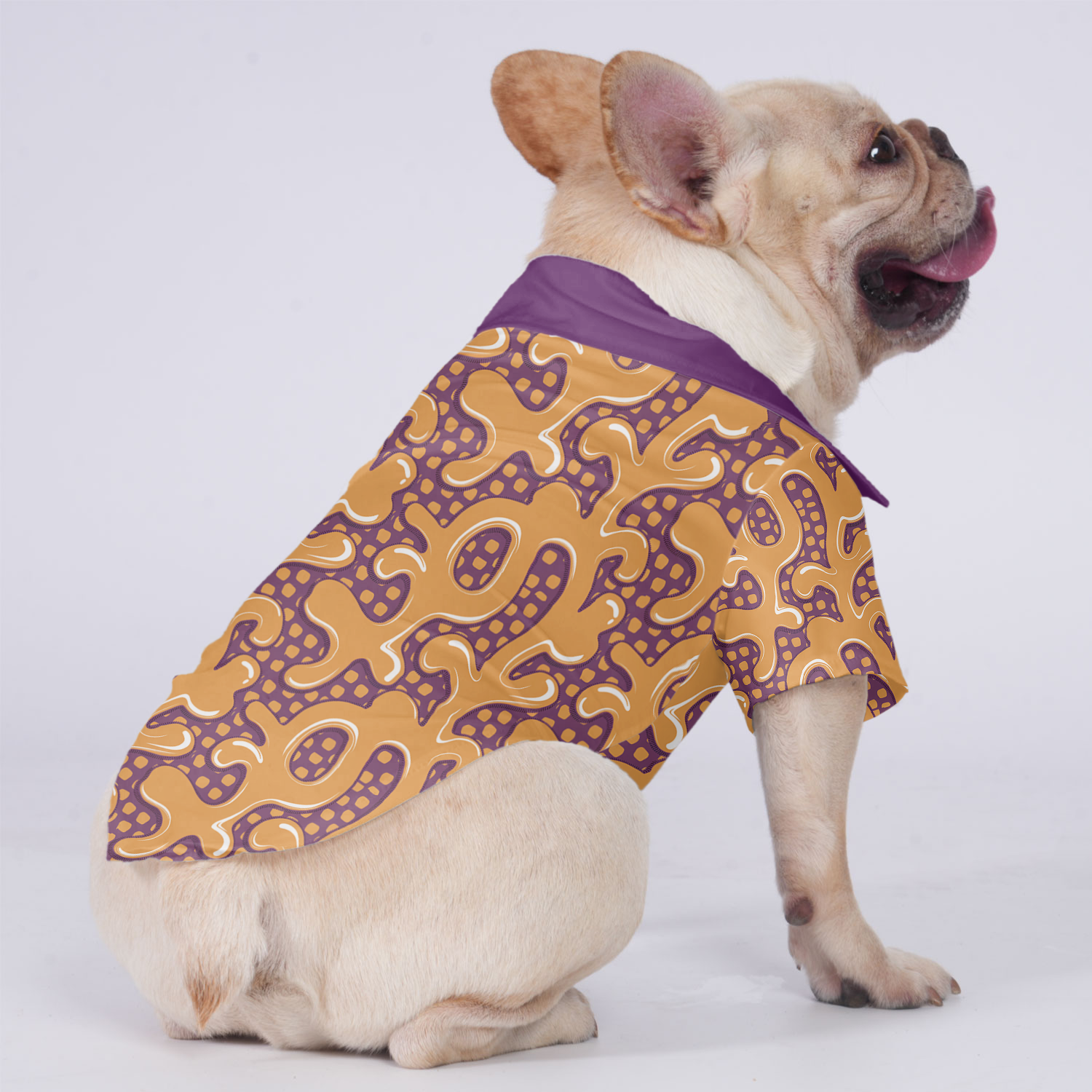 Diesel French Bulldog Cotton Tee for Brachycephalic Dogs-fadou