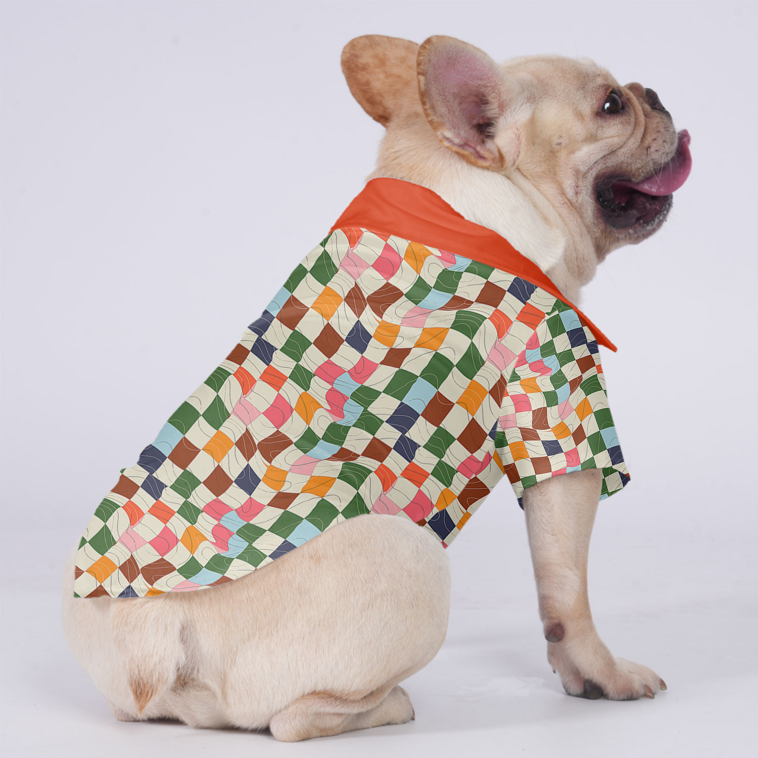Poppy - Hawaiian Shirt for Outdoor Adventures for French Bulldogs-fadou