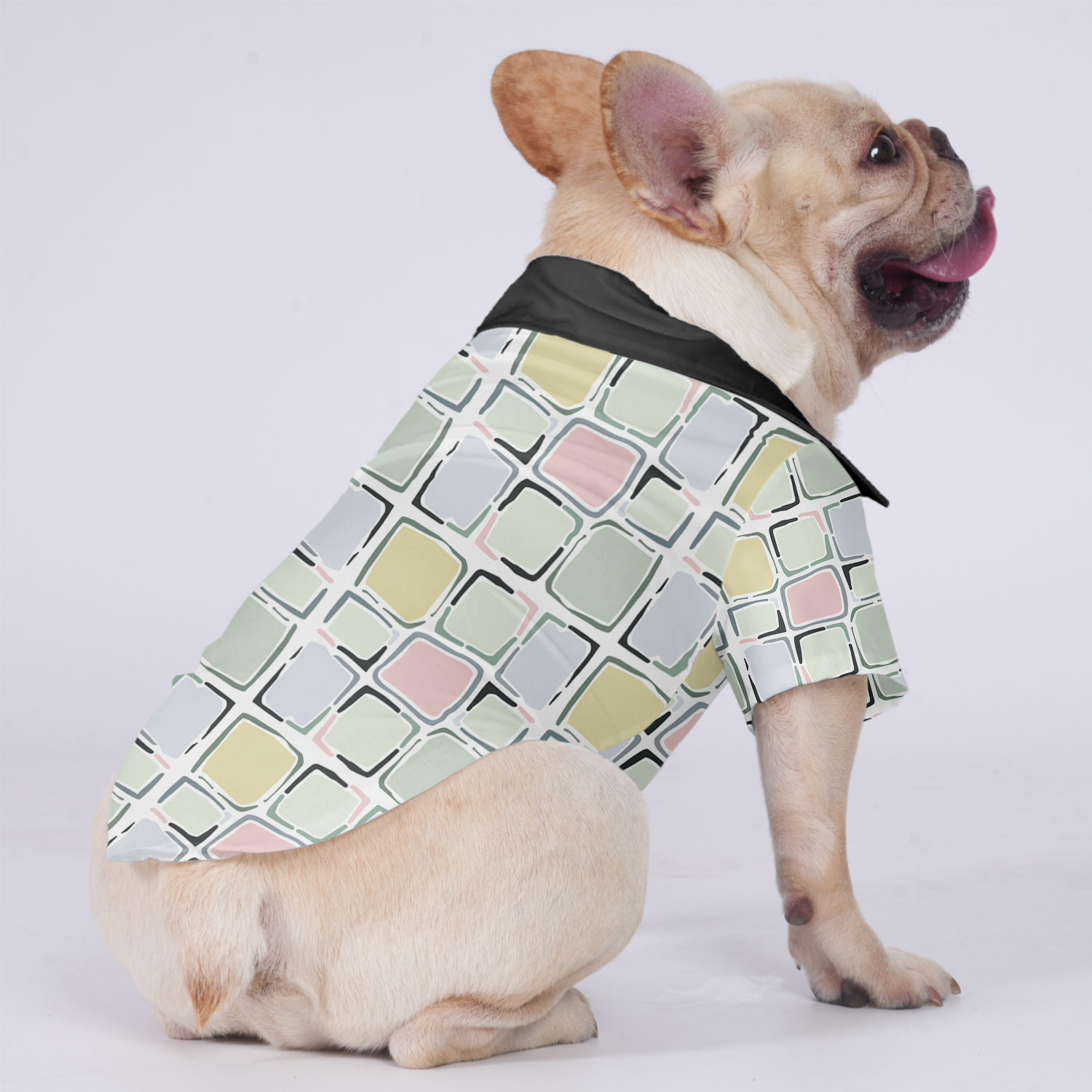 Jake - Hawaiian Shirt for Short-Nosed Dogs for French Bulldogs-fadou