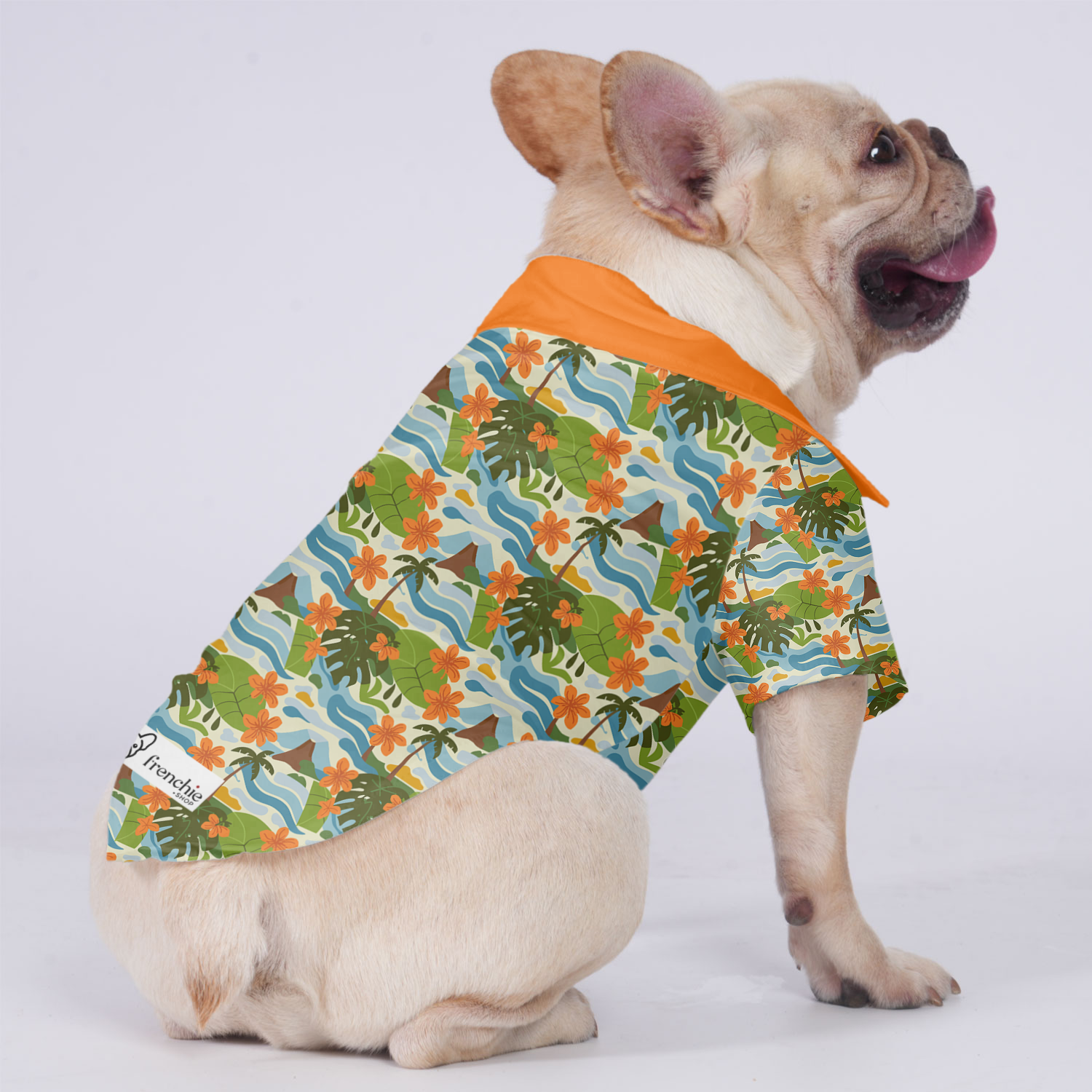 Nala - Hawaiian Shirt for Training Sessions for French Bulldogs-fadou
