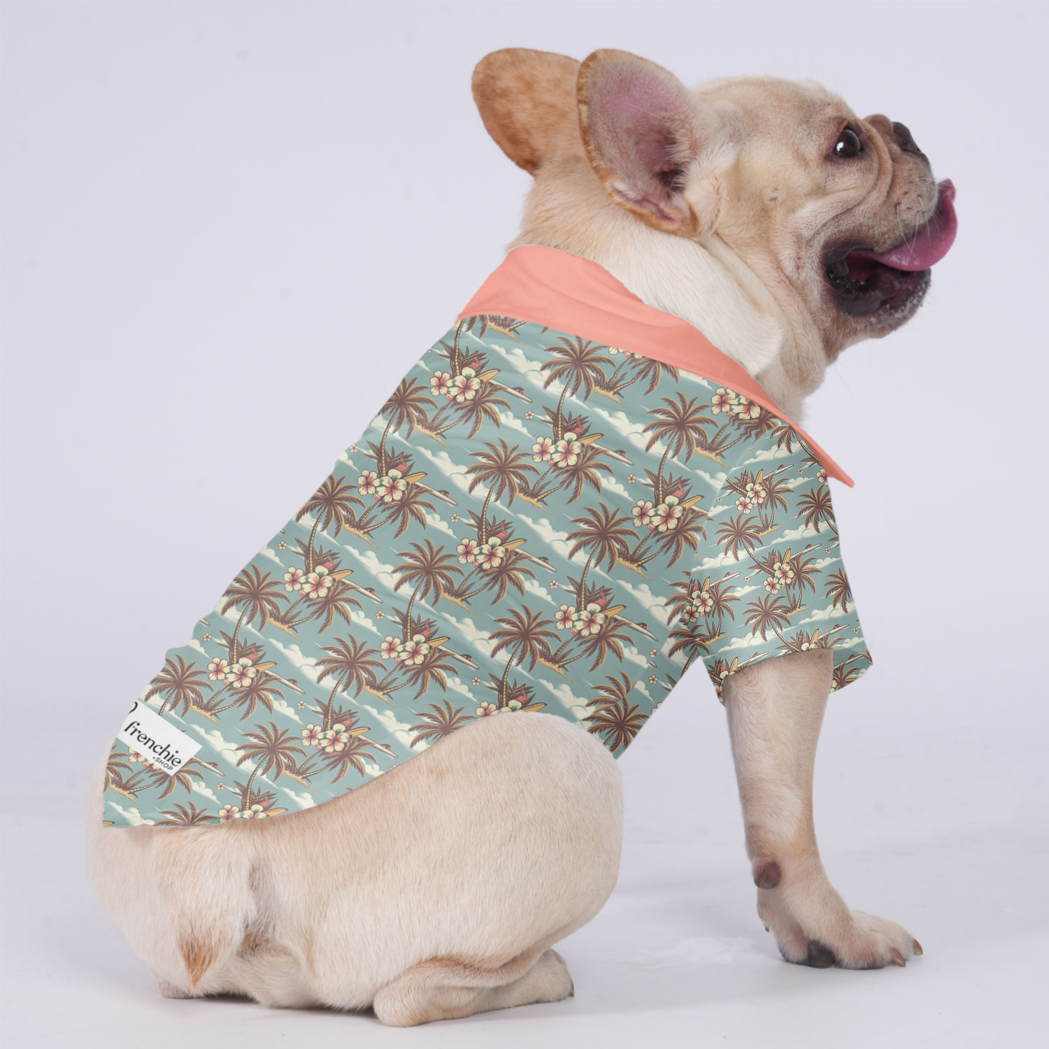 Rosie - Hawaiian Shirt for Short-Nosed Dogs for French Bulldogs-fadou