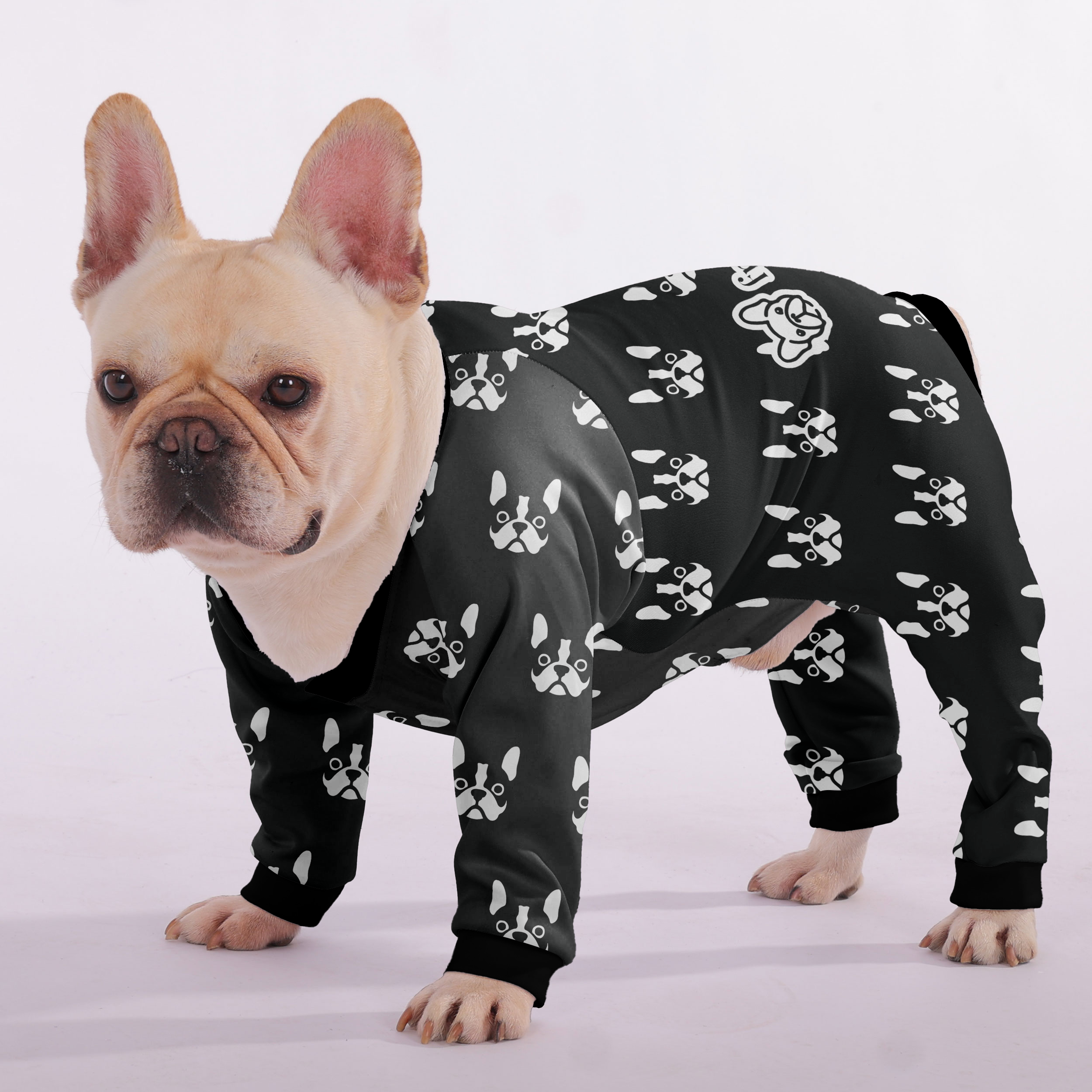 Penelope French Bulldog Night Outfit for Travel Comfort-fadou