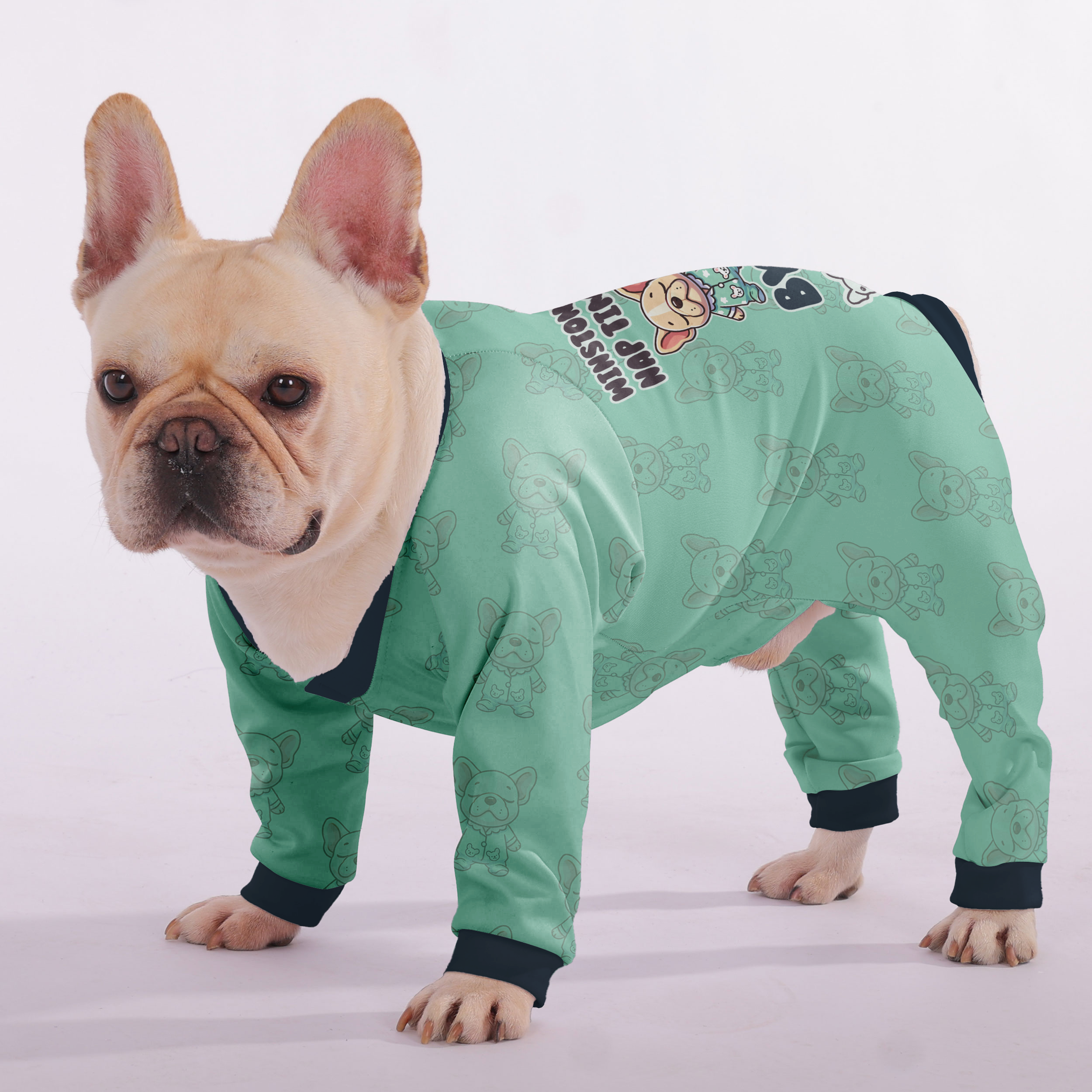 French Bulldog Personalized Pet Sleepwear for Cozy Nights-fadou