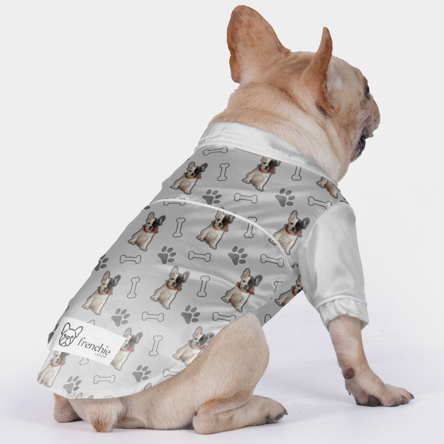 French Bulldog Personalized Night Outfit for Brachycephalic Dogs-fadou