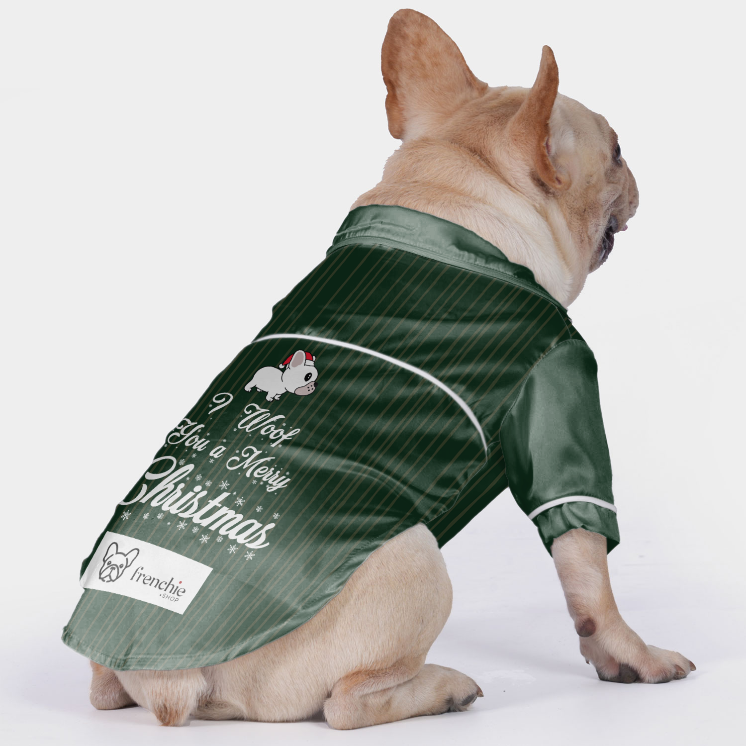 French Bulldog Christmas Cozy Loungewear for Brachycephalic Dogs-fadou