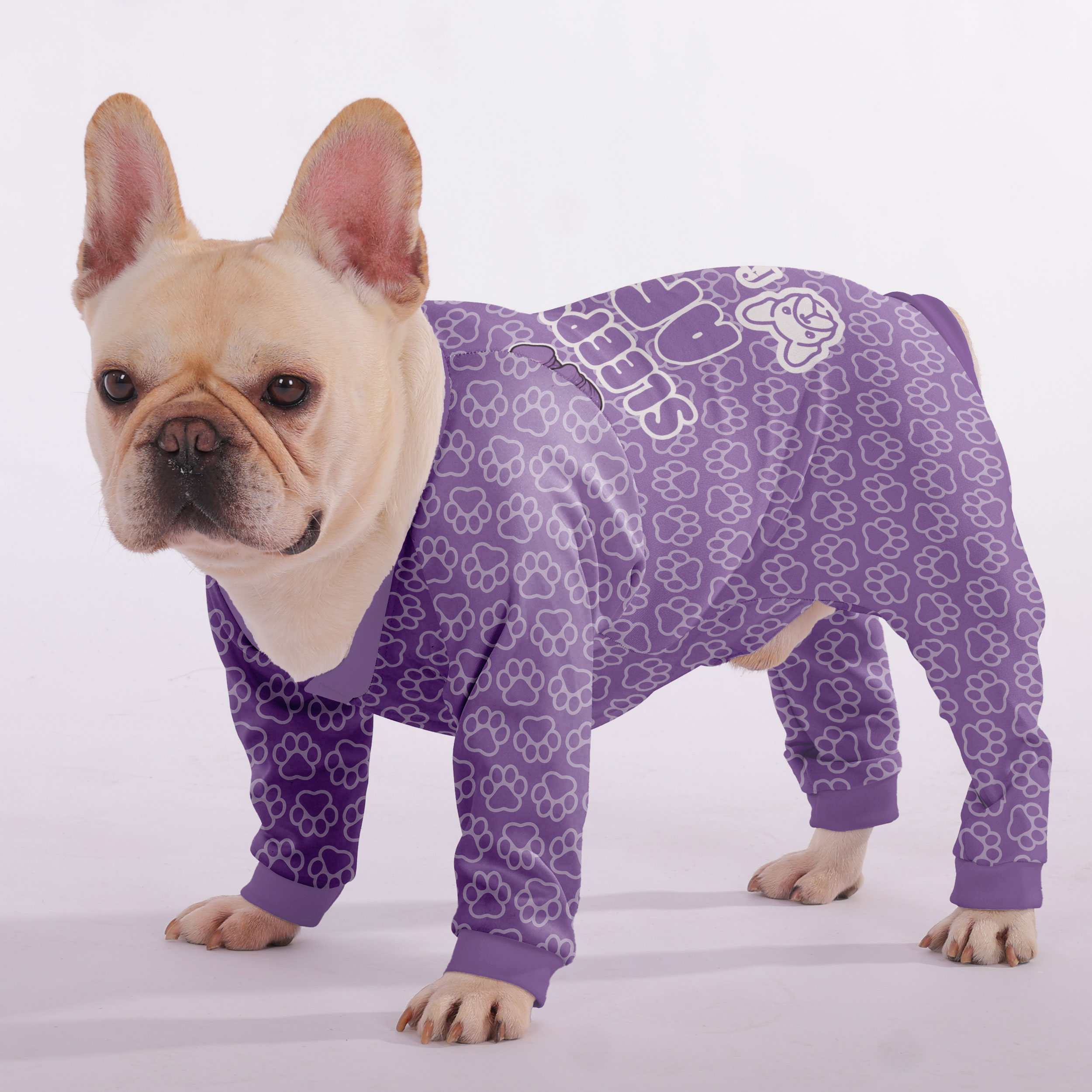 French Bulldog Stylish Pet Sleepwear for Brachycephalic Dogs-fadou