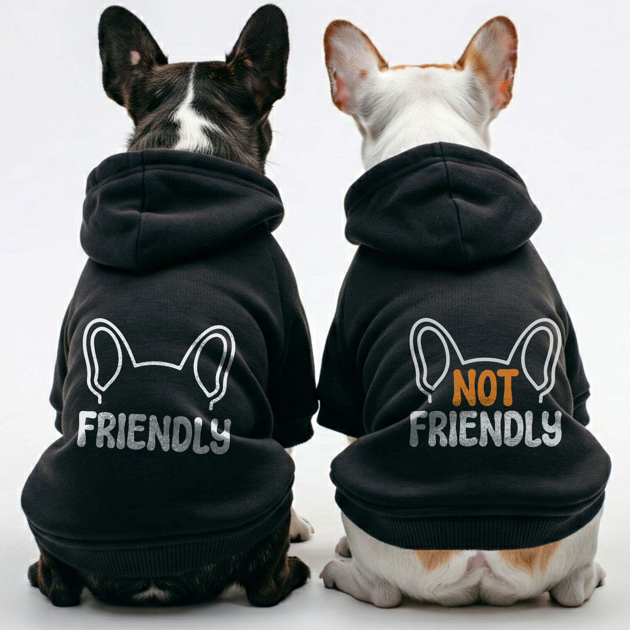 Friendly French Bulldog Fleece Hoodie for Training Sessions-fadou