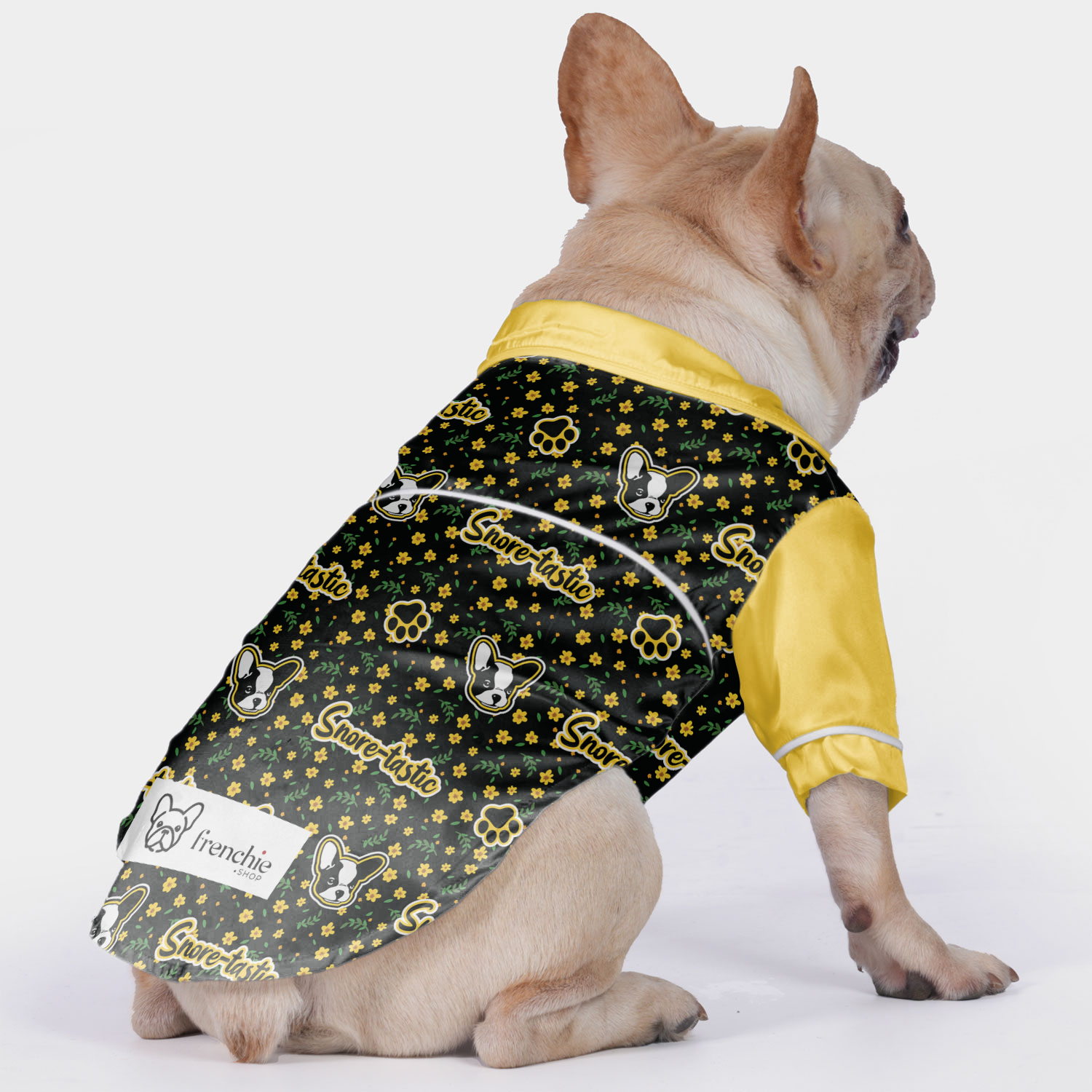 Snore French Bulldog Night Outfit for Brachycephalic Dogs-fadou