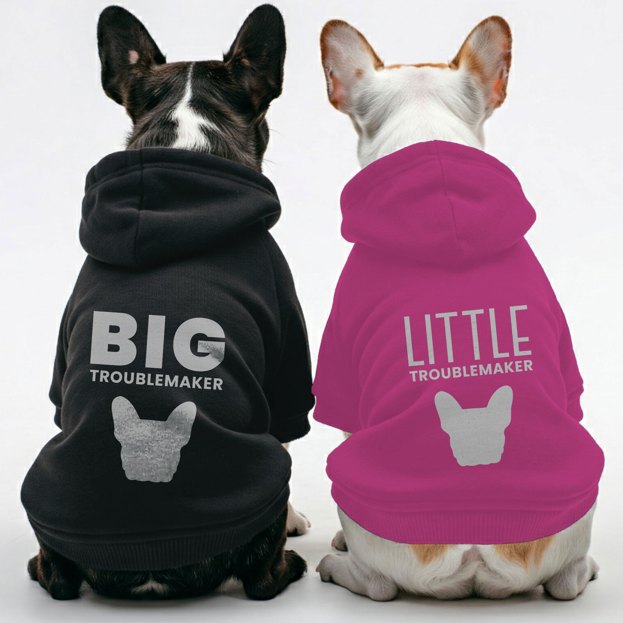 French Bulldog Personalized Dog Hoodie for Flat-Face Breeds-fadou