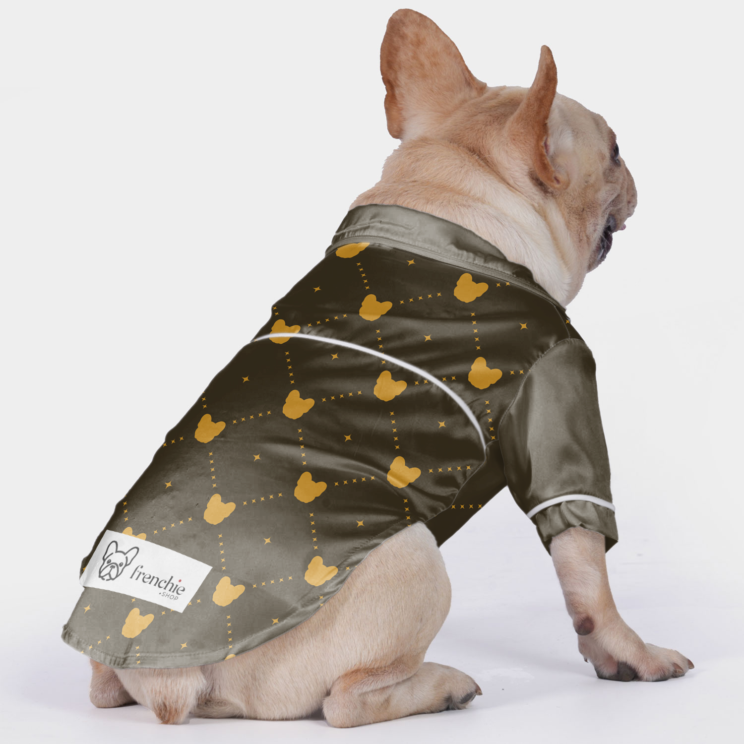 Winston French Bulldog Night Outfit for Short-Nosed Dogs-fadou