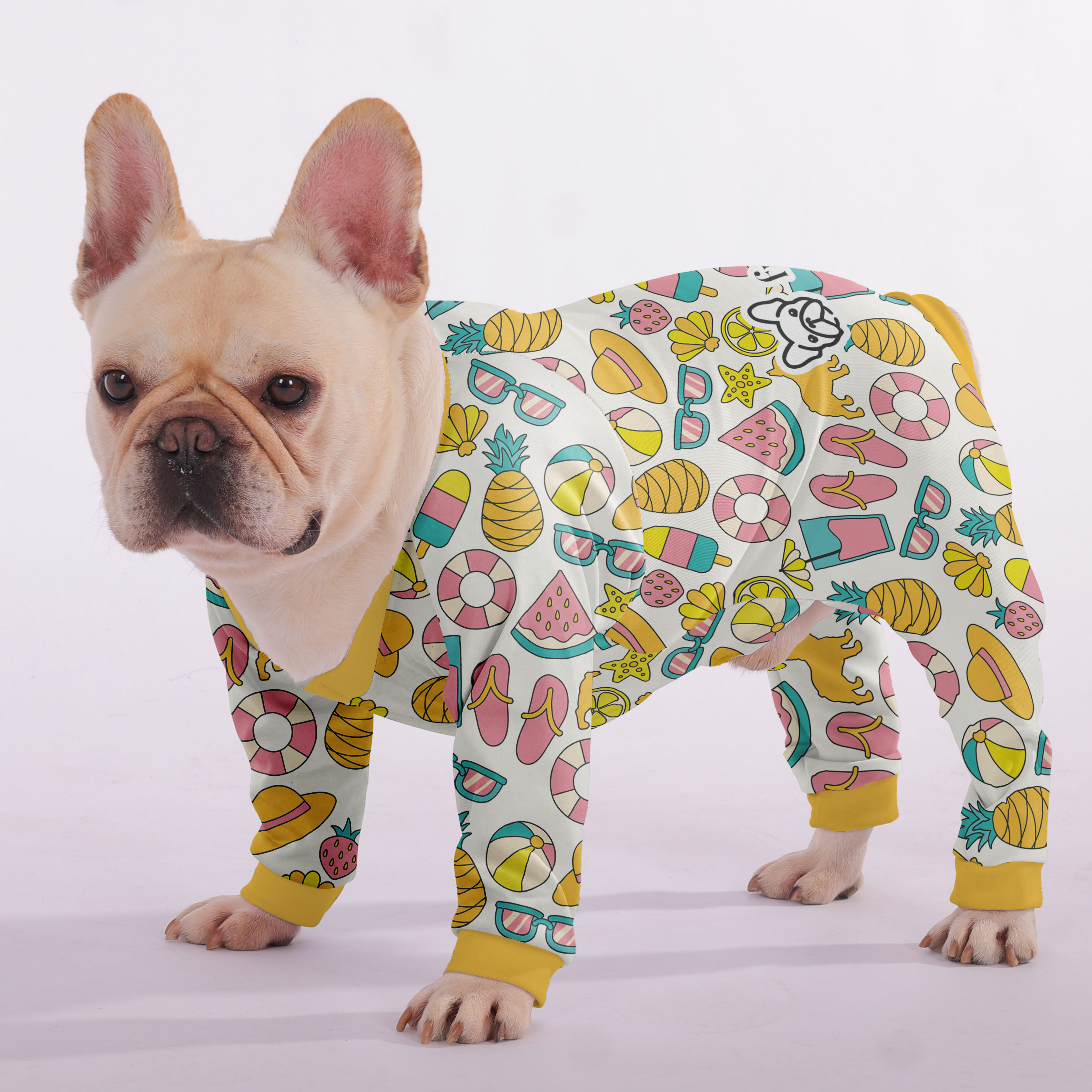 French Bulldog Stylish Dog Pajamas for Brachycephalic Dogs-fadou