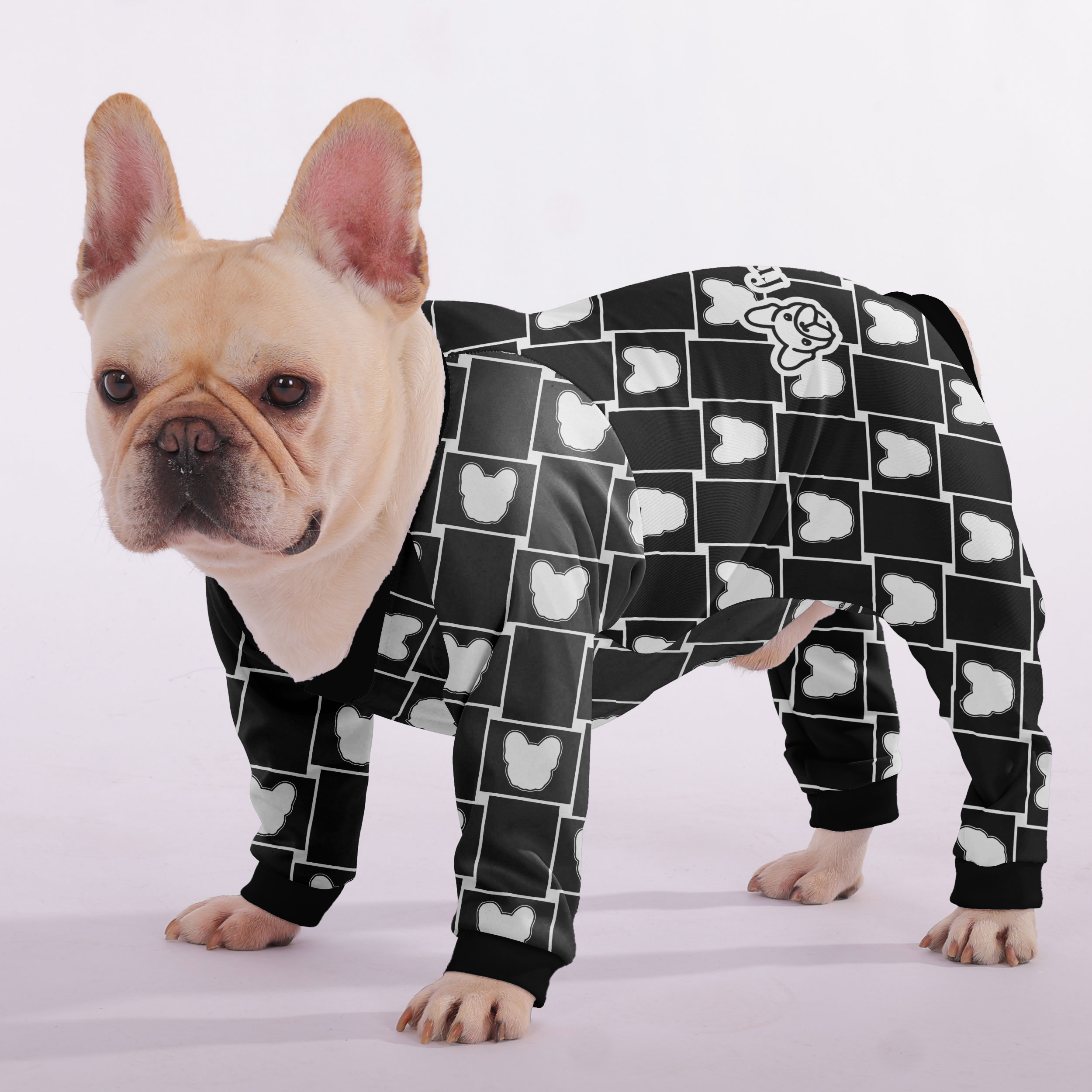 French Bulldog Soft Pet Sleepwear for Training Sessions-fadou