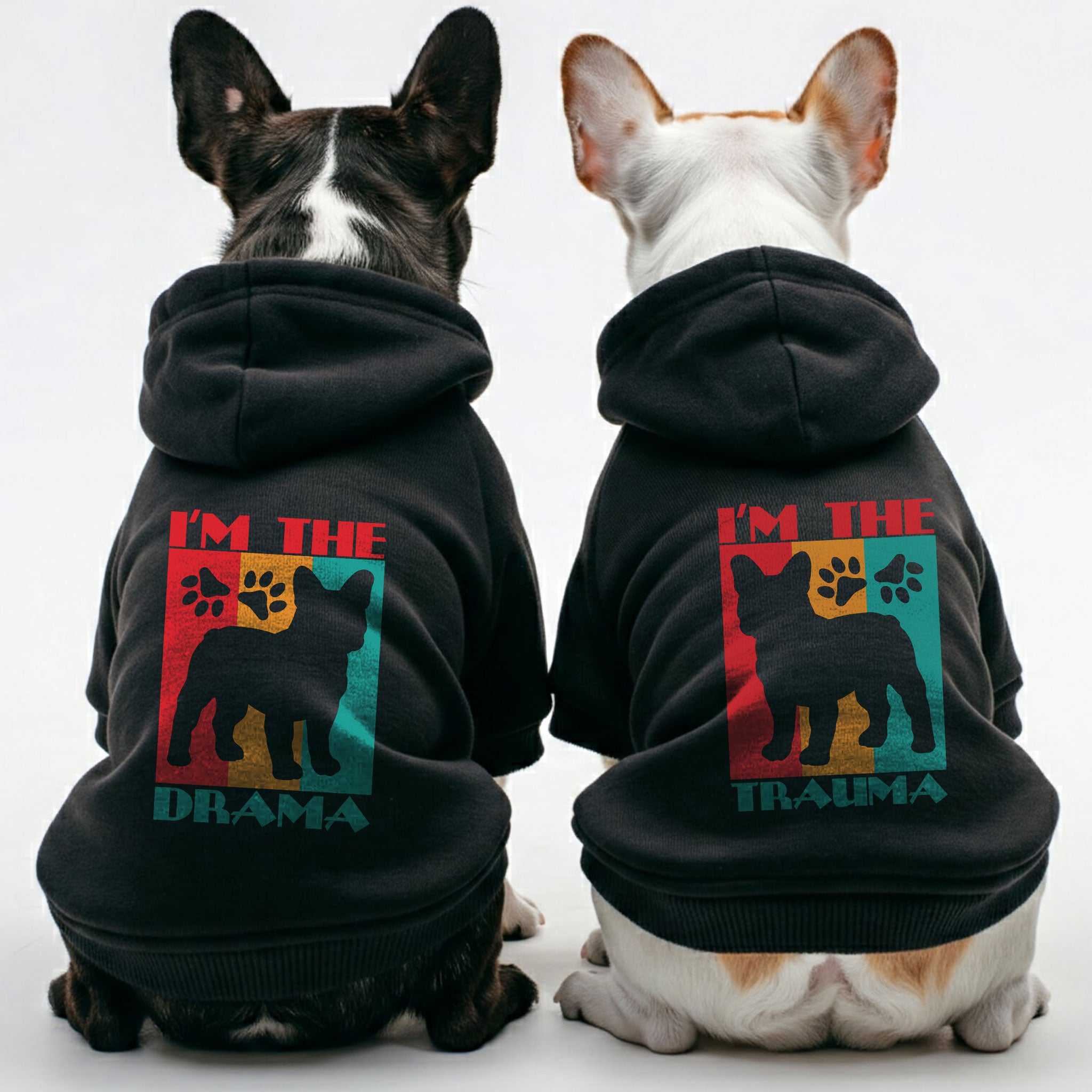 French Bulldog Personalized Pet Sweatshirt for Brachycephalic Dogs-fadou