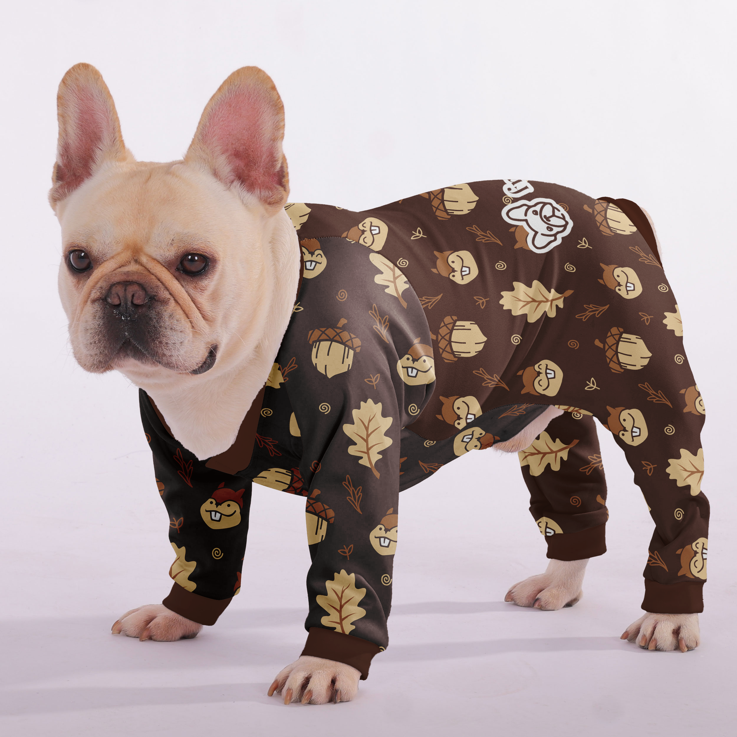 French Bulldog Soft Pet Sleepwear for Brachycephalic Dogs-fadou