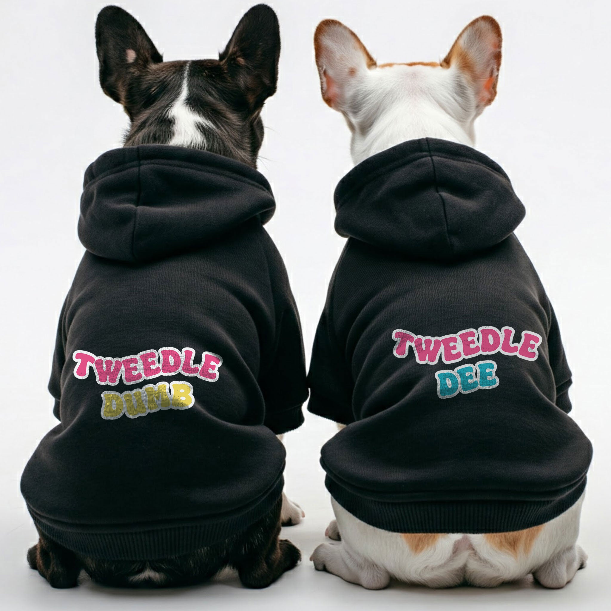 Tweedle French Bulldog Pet Sweatshirt for Short-Nosed Dogs-fadou
