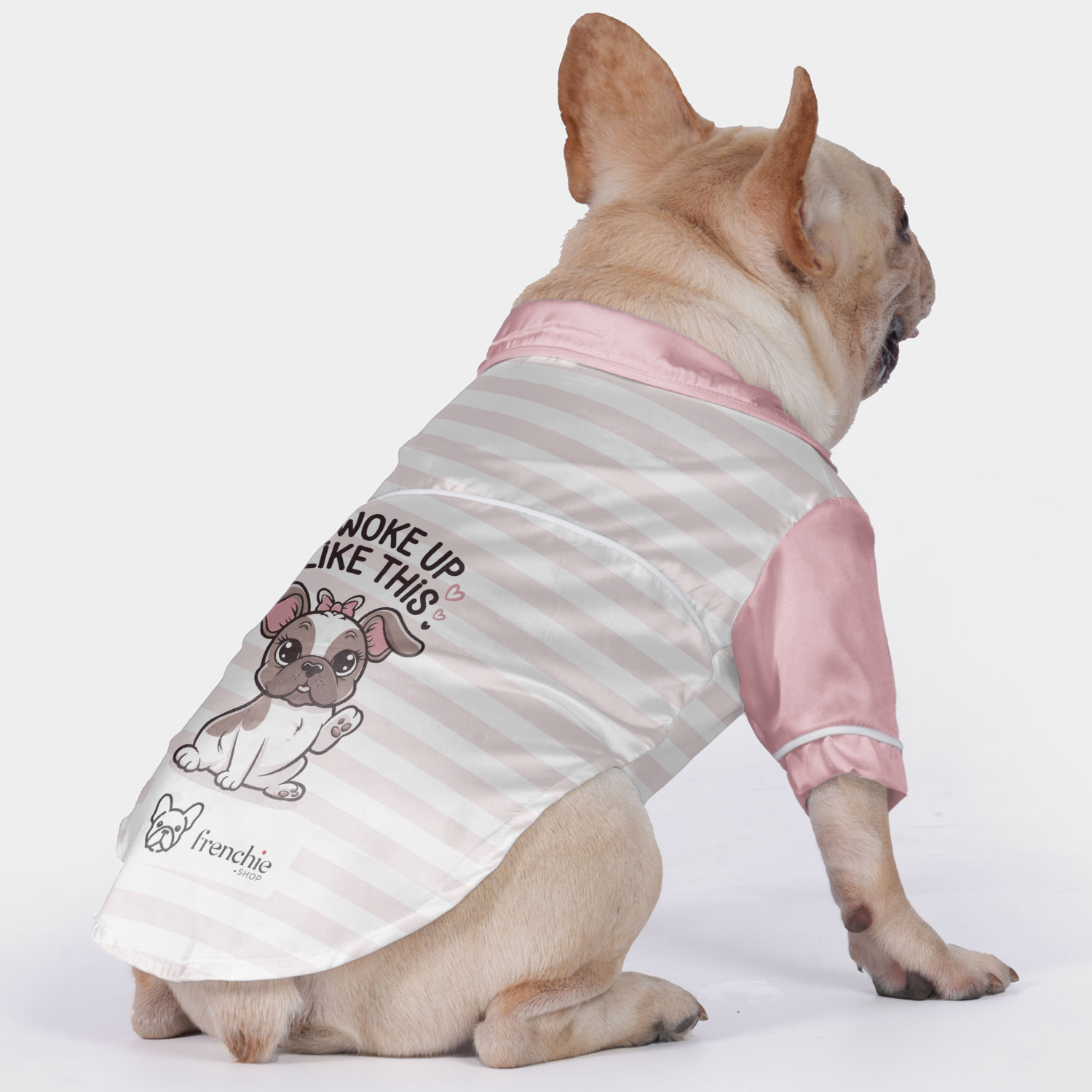 I Woke up Like This - Pajamas for French Bulldog for Cozy Nights-fadou