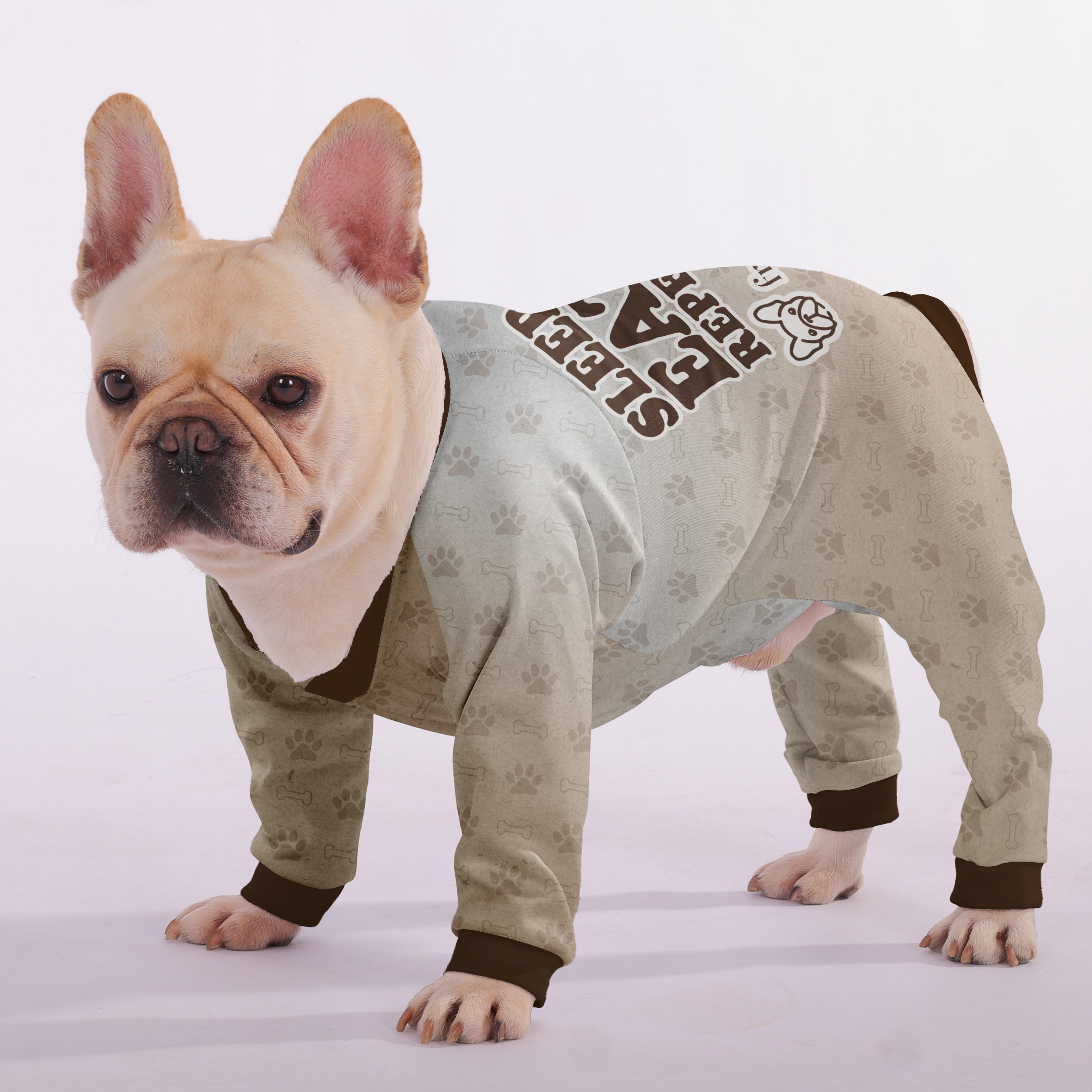 French Bulldog Ultra-Soft Pet Sleepwear for Short-Nosed Dogs-fadou