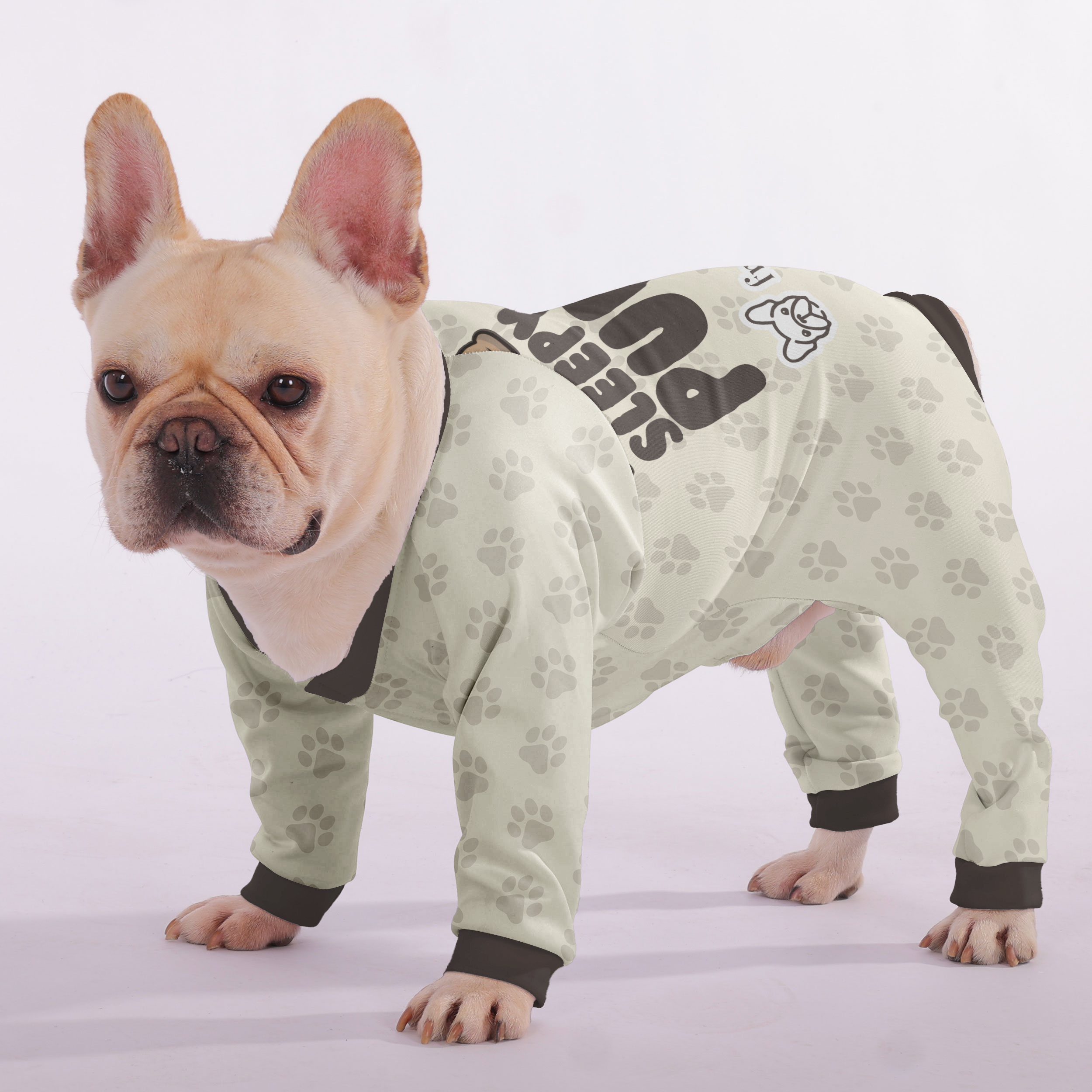 French Bulldog Stylish Night Outfit for Brachycephalic Dogs-fadou