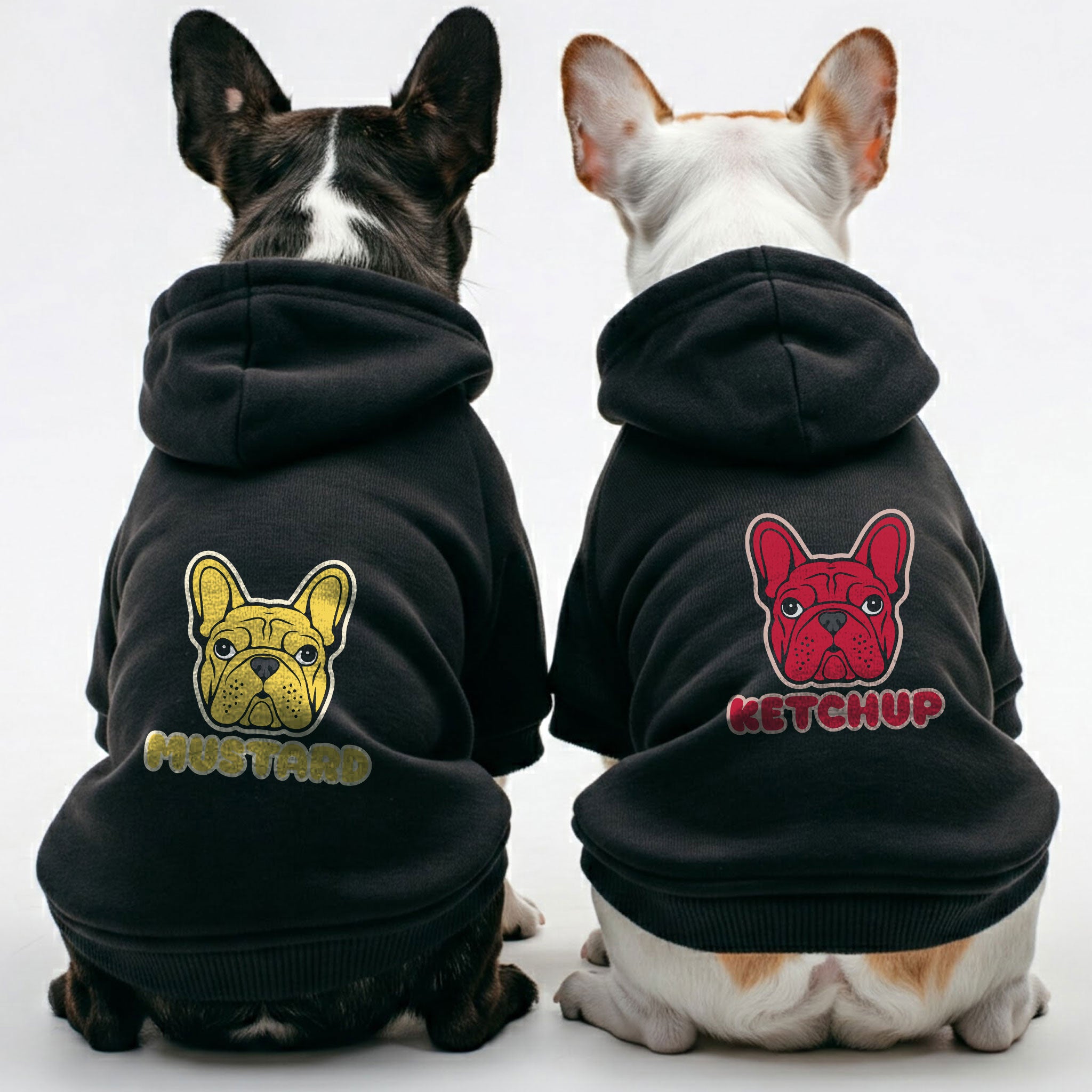 Mustard French Bulldog Dog Hoodie for Training Sessions-fadou