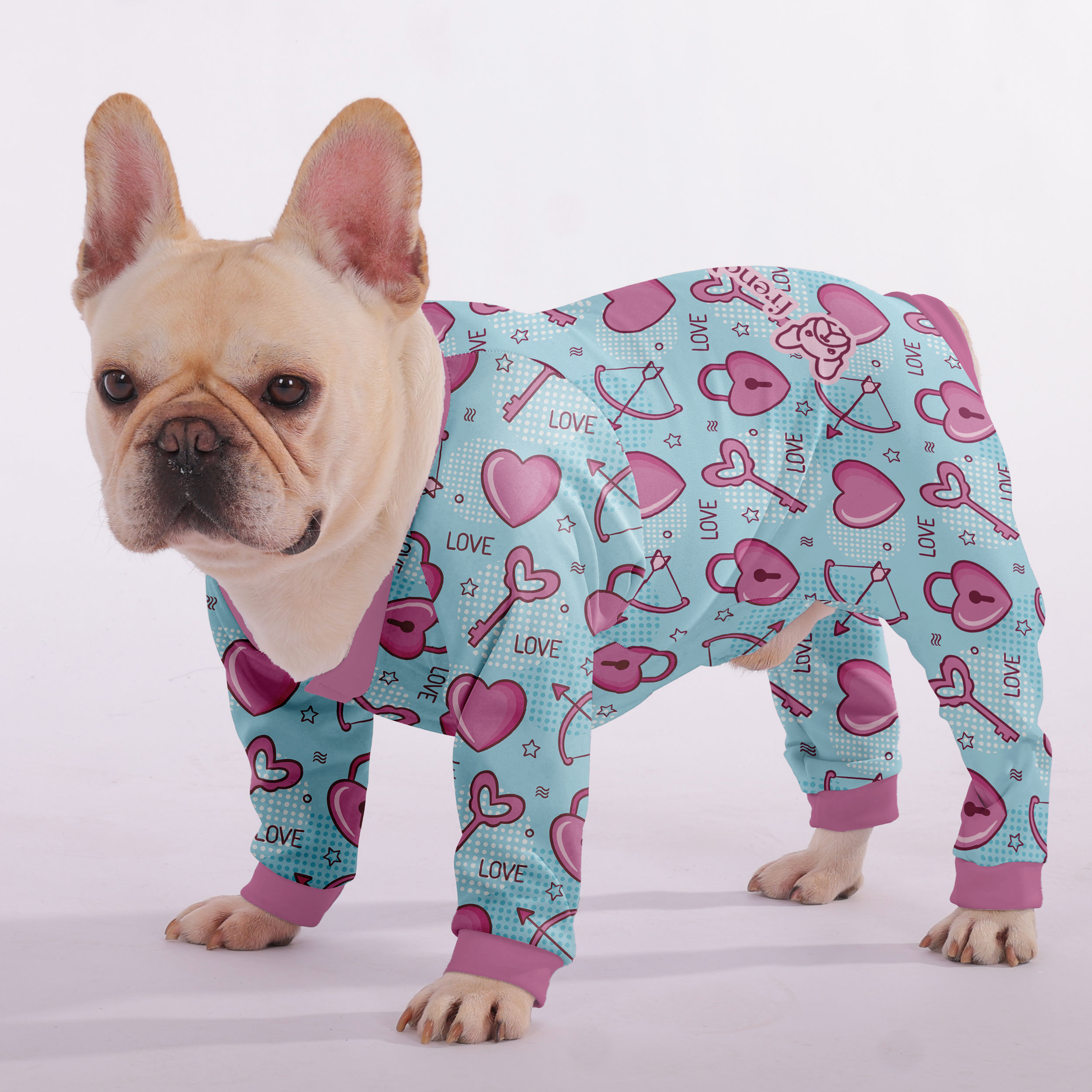 French Bulldog Ultra-Soft Night Outfit for Travel Comfort-fadou
