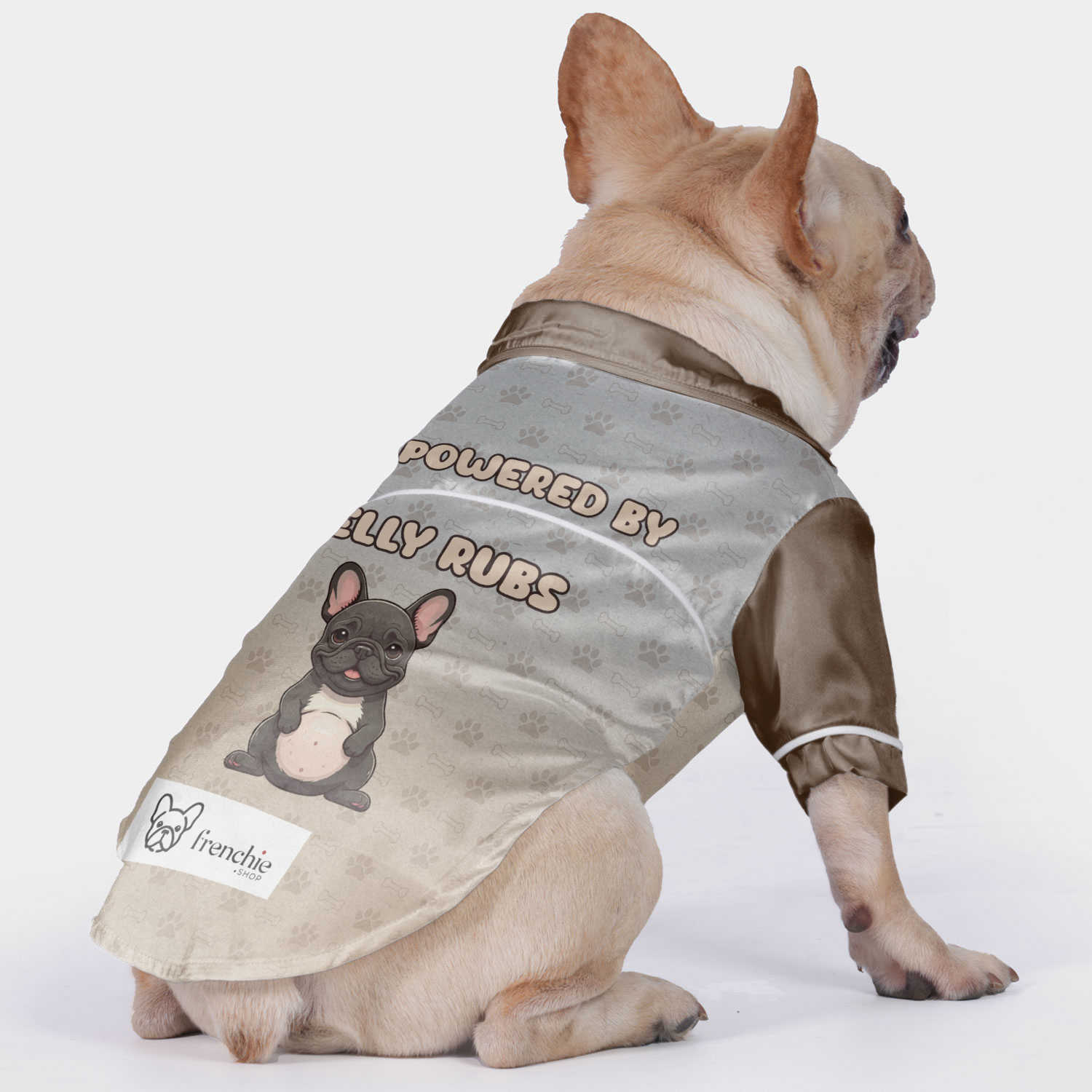 Powered French Bulldog Pet Sleepwear for Training Sessions-fadou