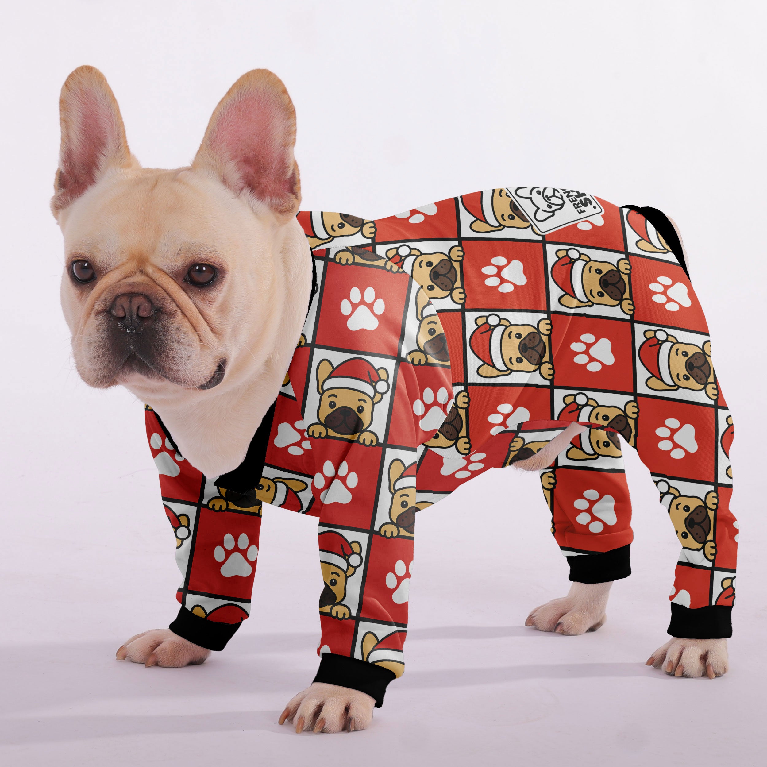 Fred French Bulldog Cozy Loungewear for Brachycephalic Dogs-fadou