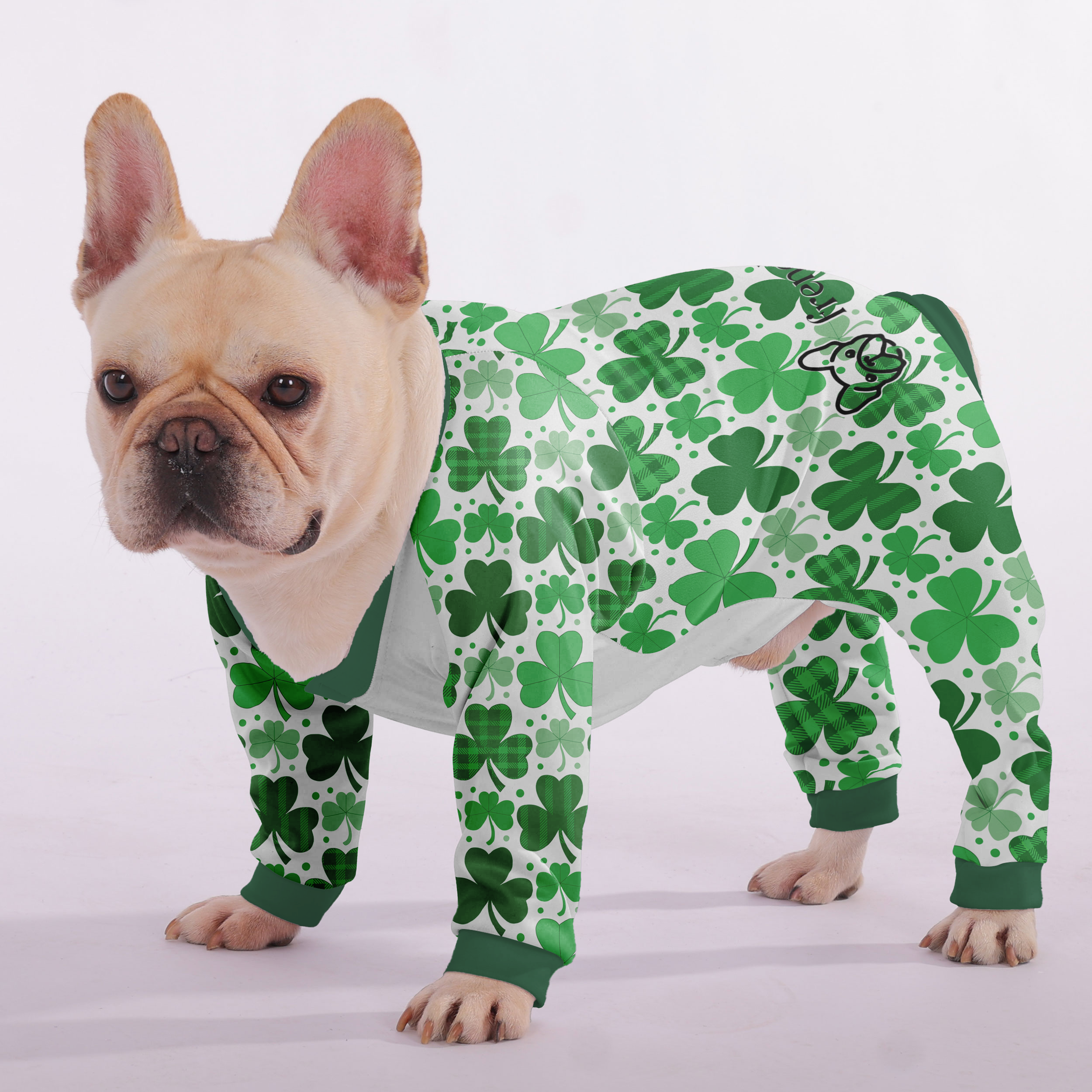 French Bulldog Soft Night Outfit for Brachycephalic Dogs-fadou