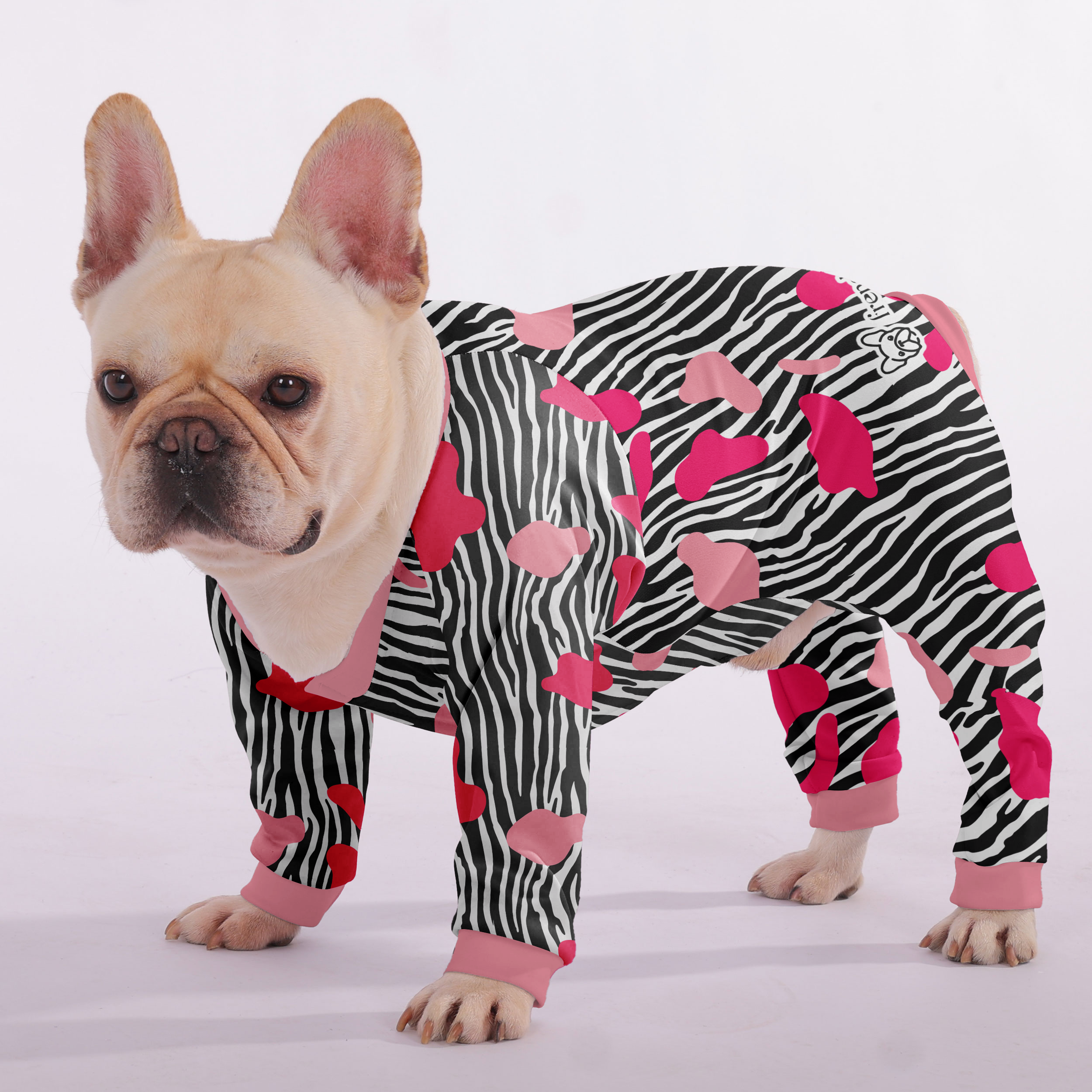 Frenchie Ultra-Soft Cozy Loungewear for Flat-Face Breeds-fadou