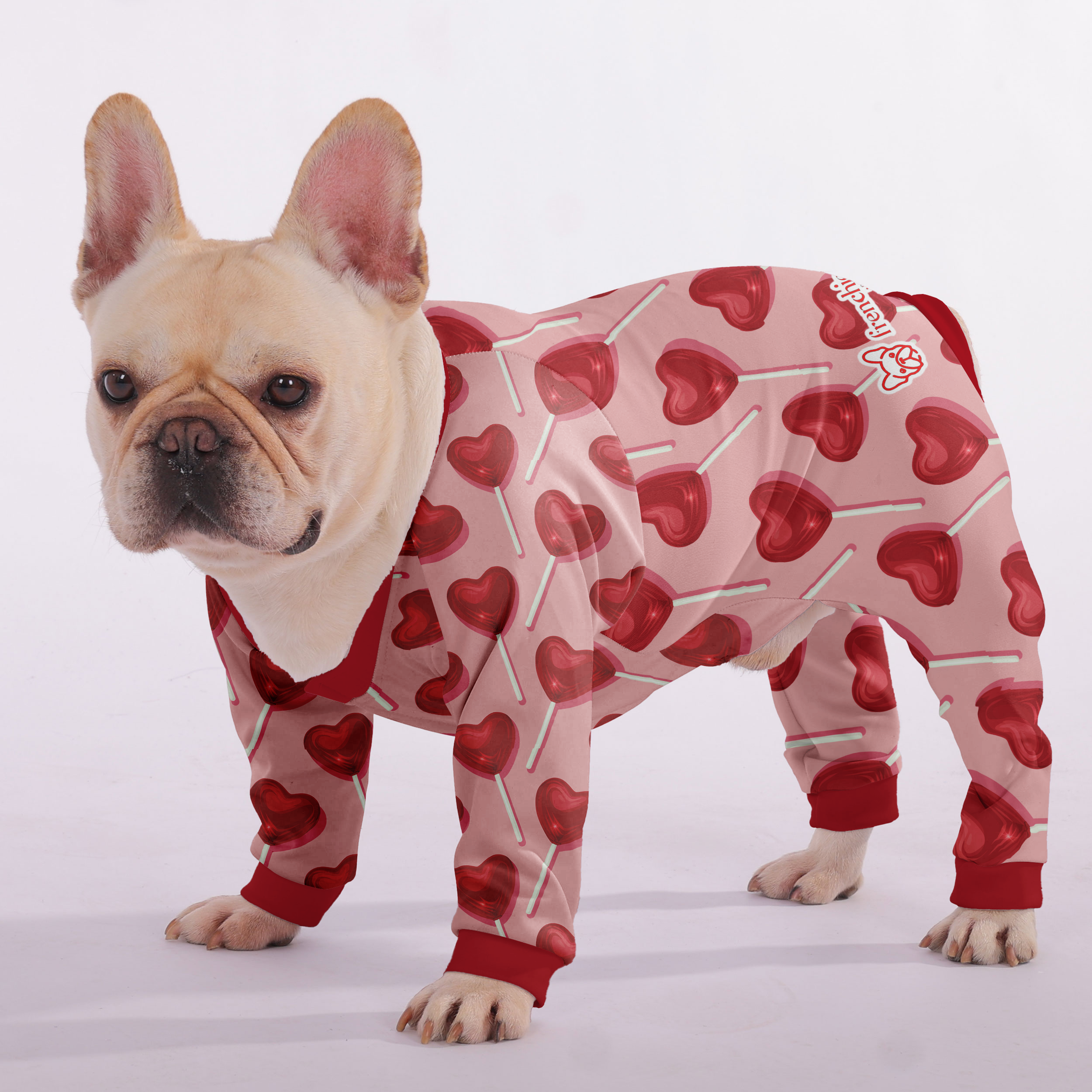 French Bulldog Stylish Night Outfit for Flat-Face Breeds-fadou