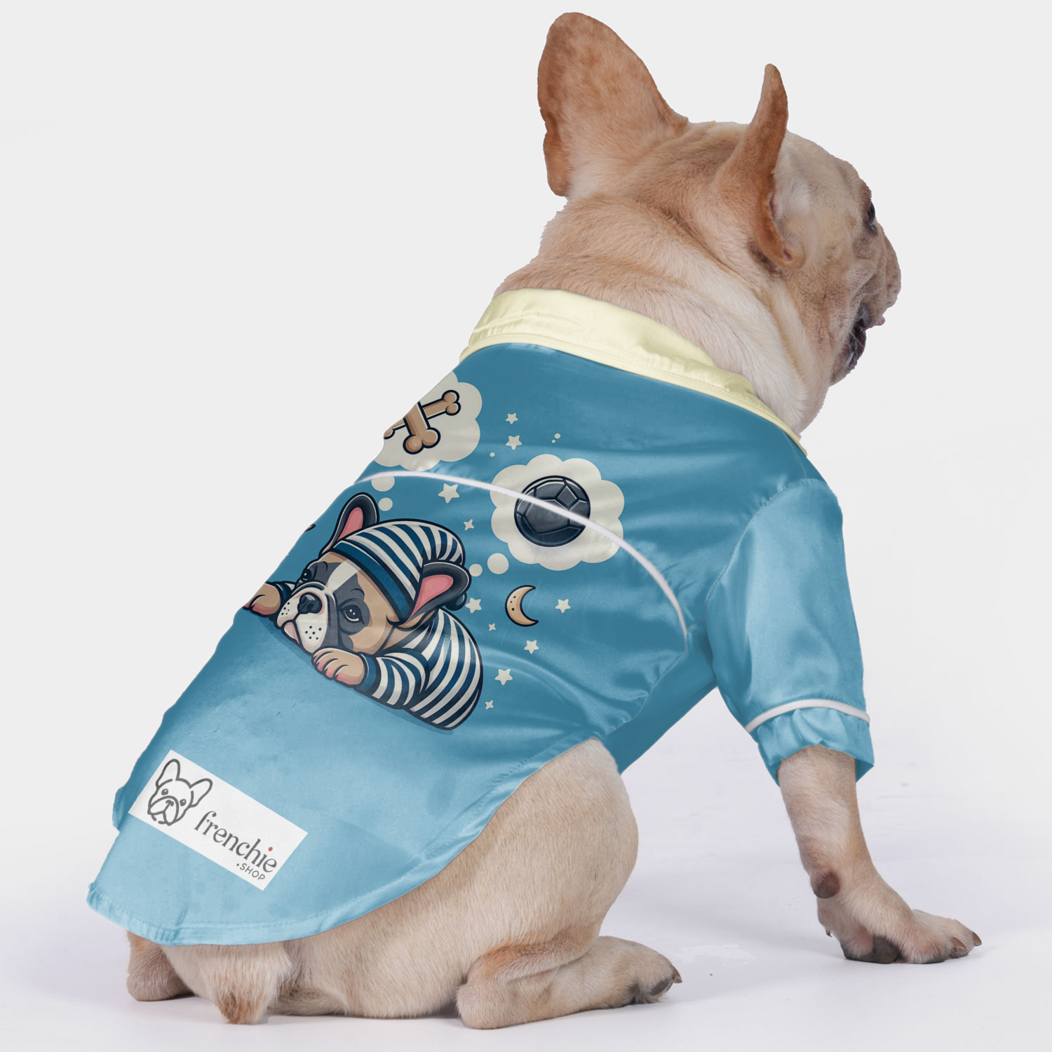 Bear French Bulldog Pet Sleepwear for Brachycephalic Dogs-fadou