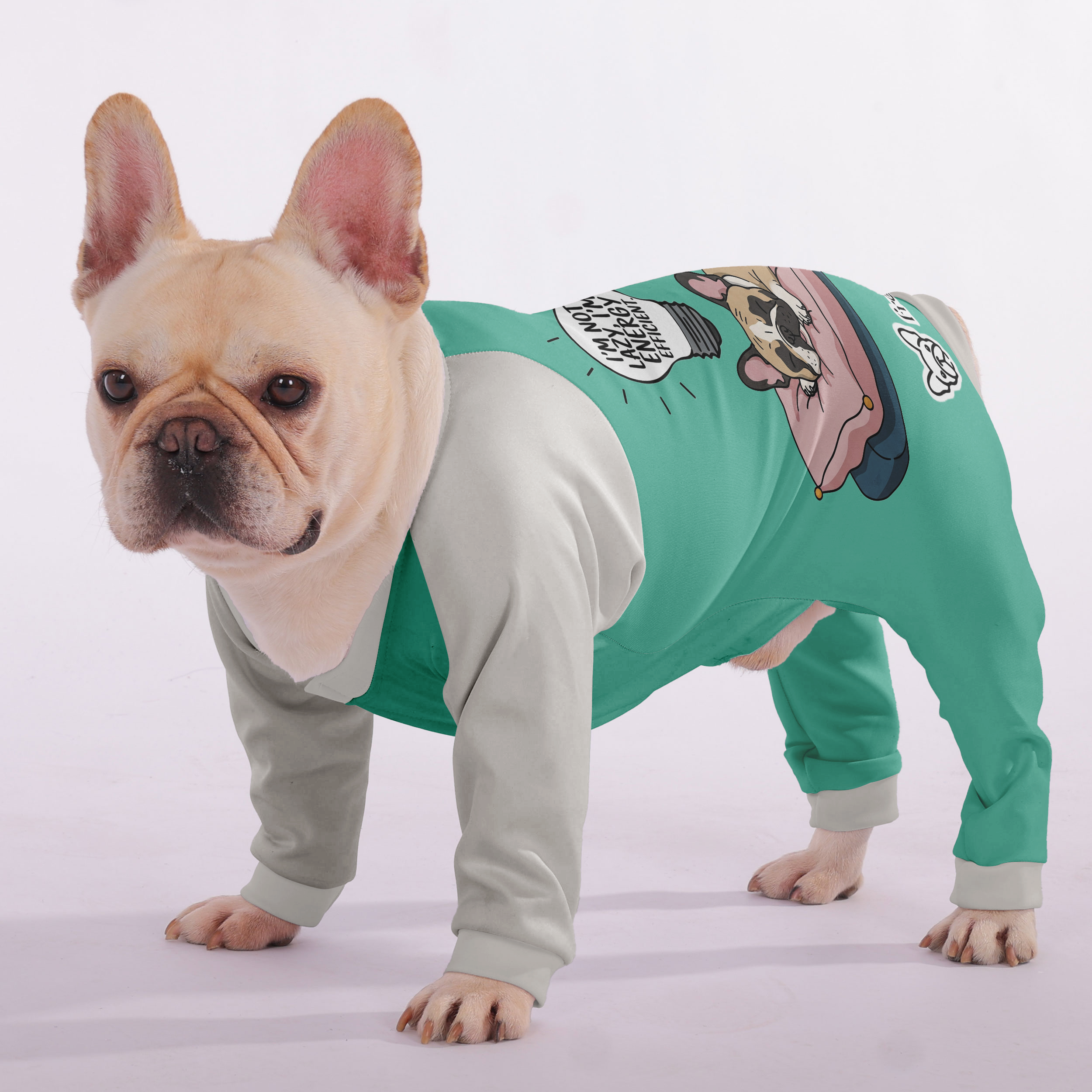 Frenchie Ultra-Soft Dog Pajamas for Brachycephalic Dogs-fadou