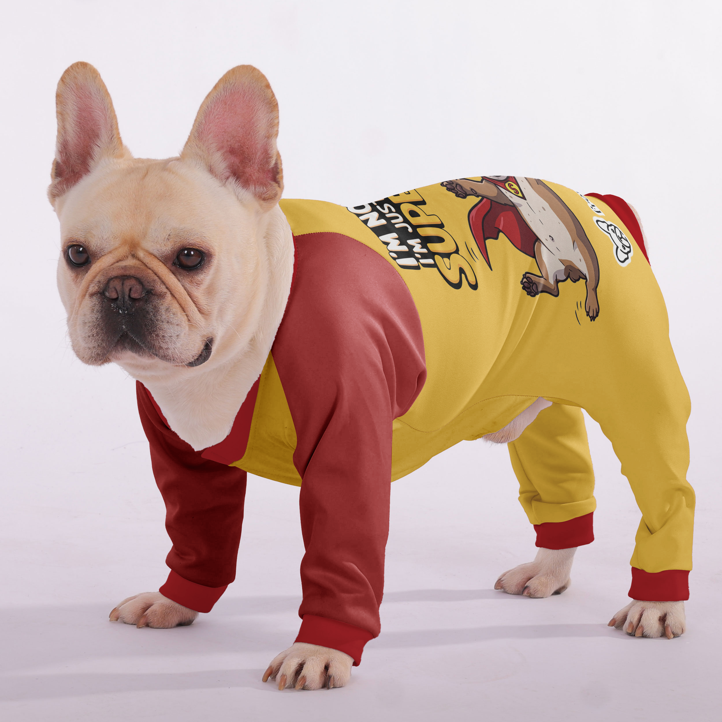 French Bulldog Stylish Dog Pajamas for Flat-Face Breeds-fadou