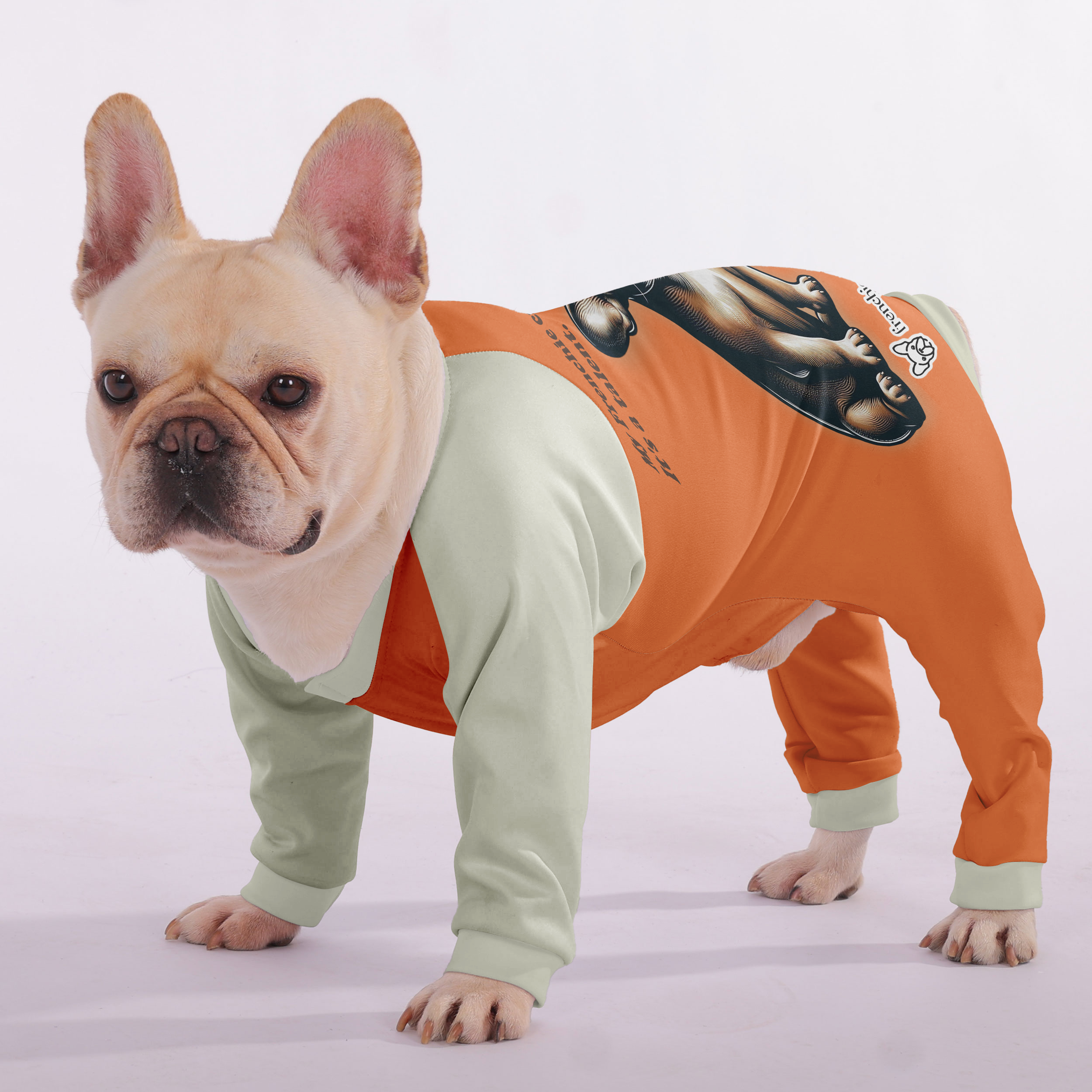 French Bulldog Cozy Loungewear for Flat-Face Breeds Gifts-fadou