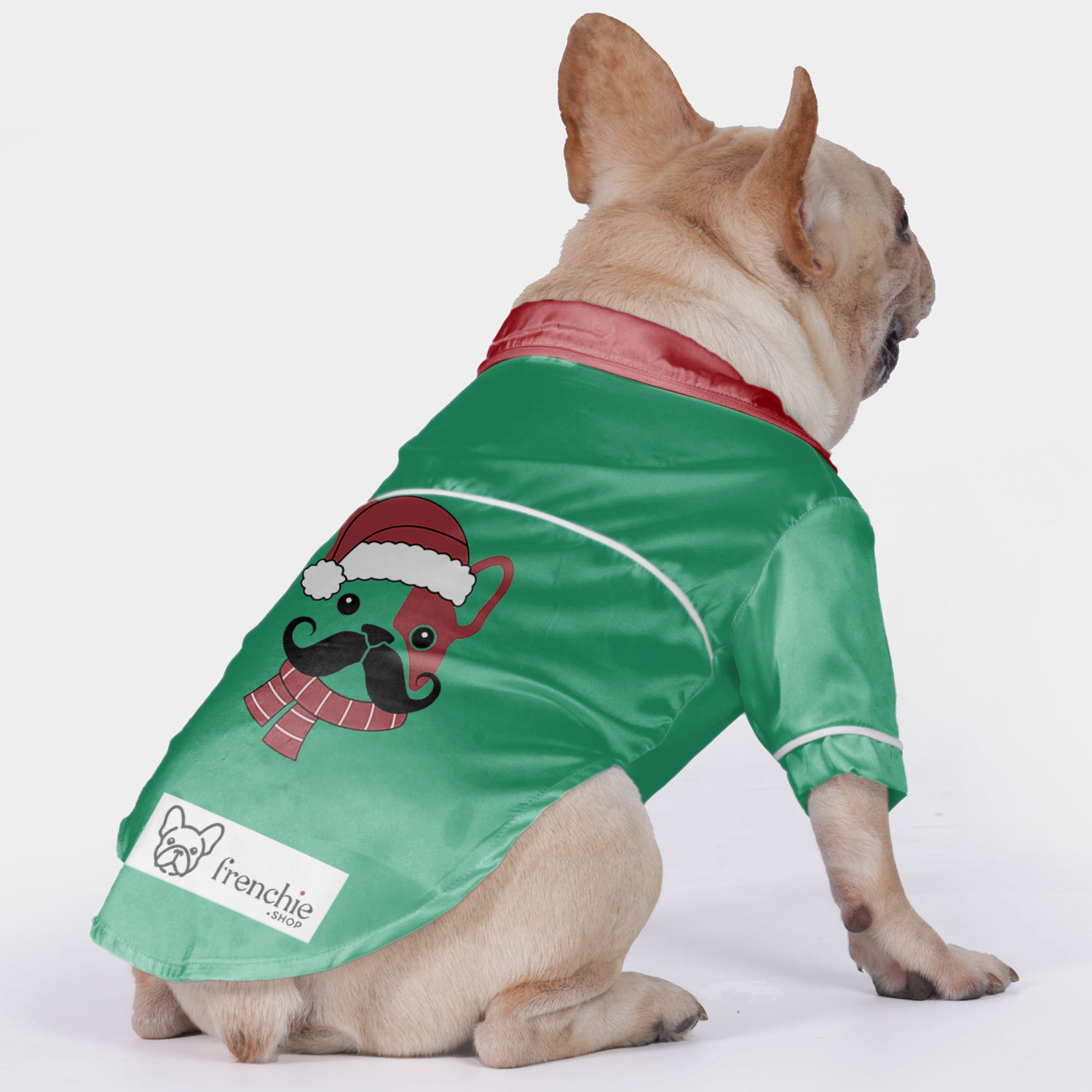 Ruby French Bulldog Night Outfit for Brachycephalic Dogs-fadou