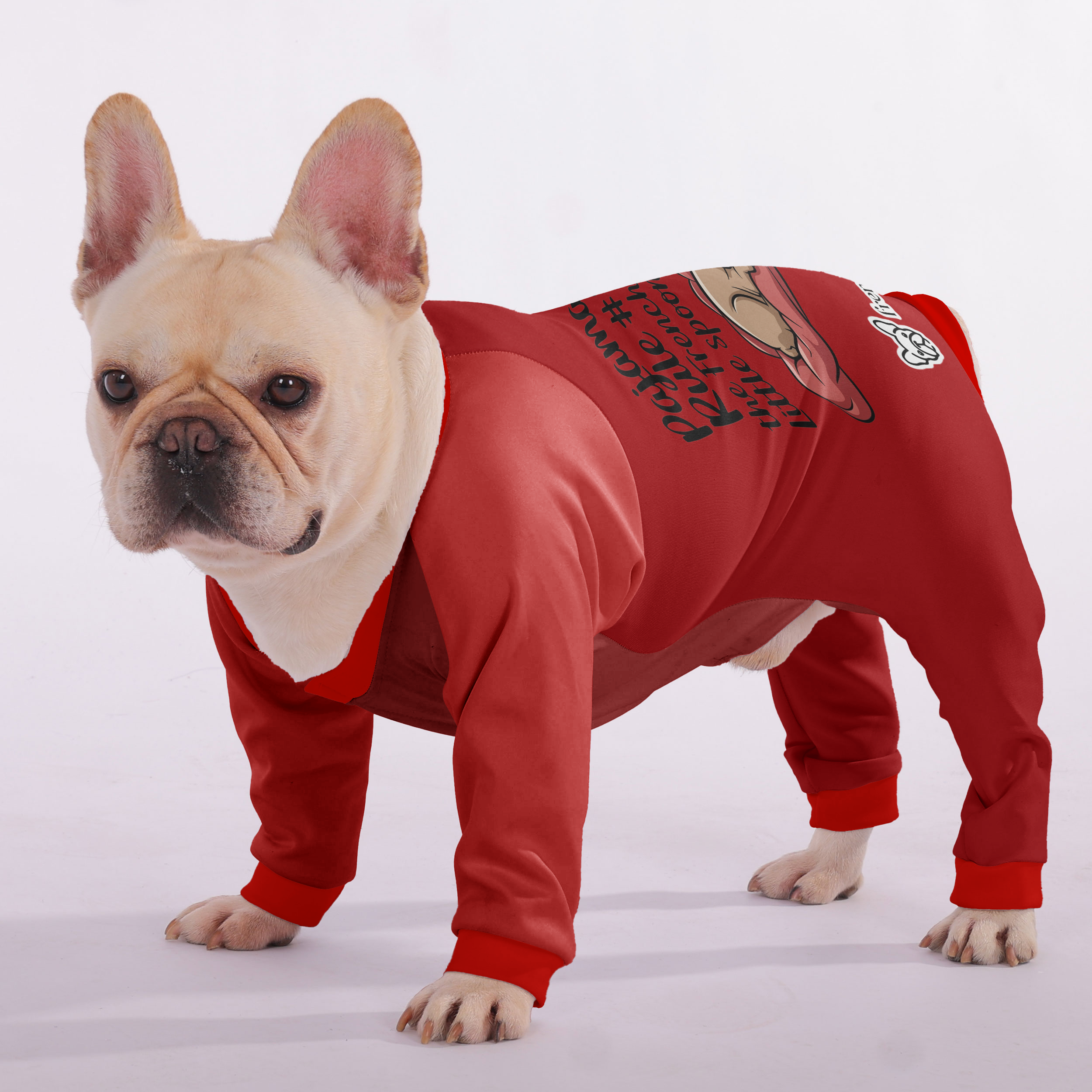 French Bulldog Stylish Dog Pajamas for Short-Nosed Dogs-fadou