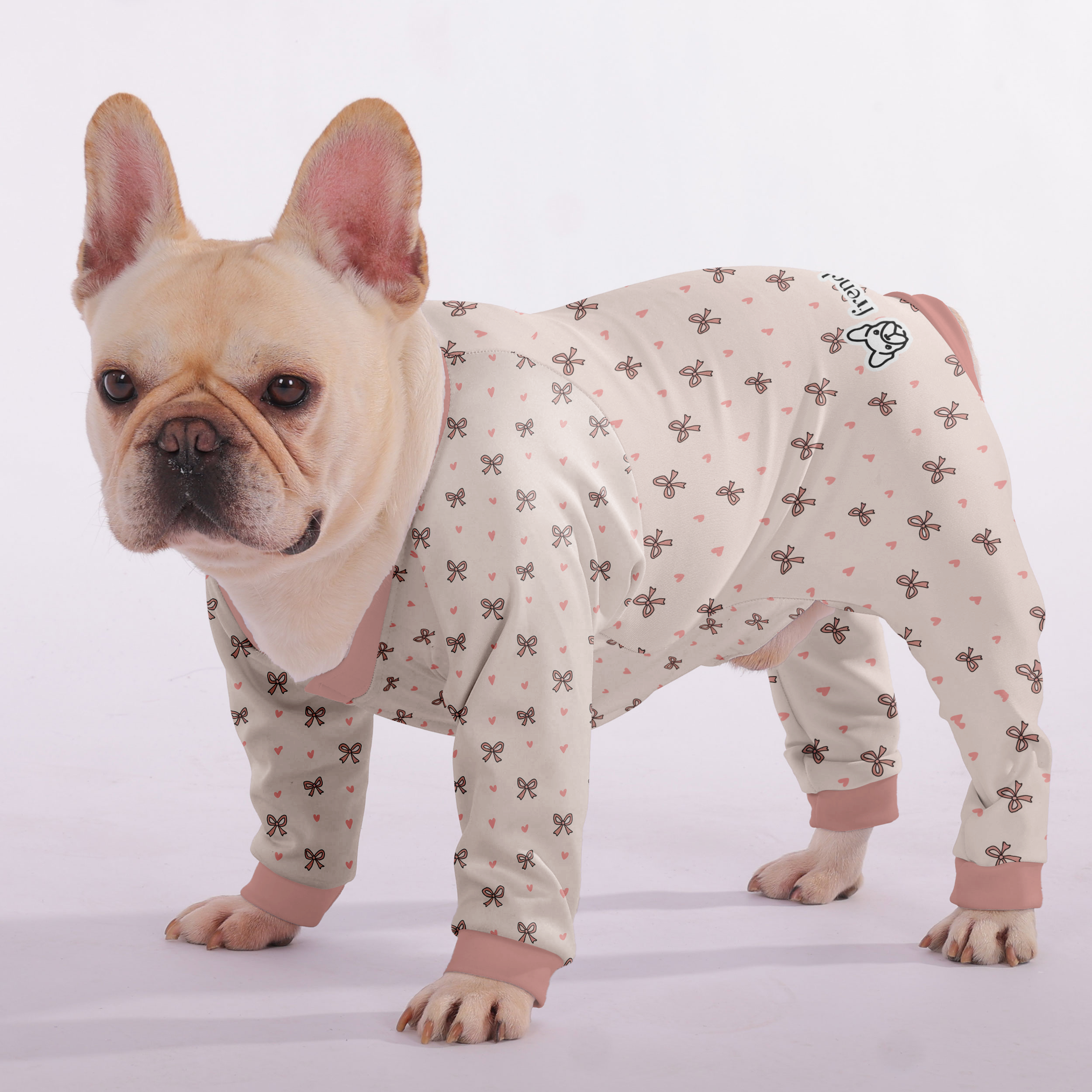 French Bulldog Soft Cozy Pajama Set for Dog Moms & Dads-fadou