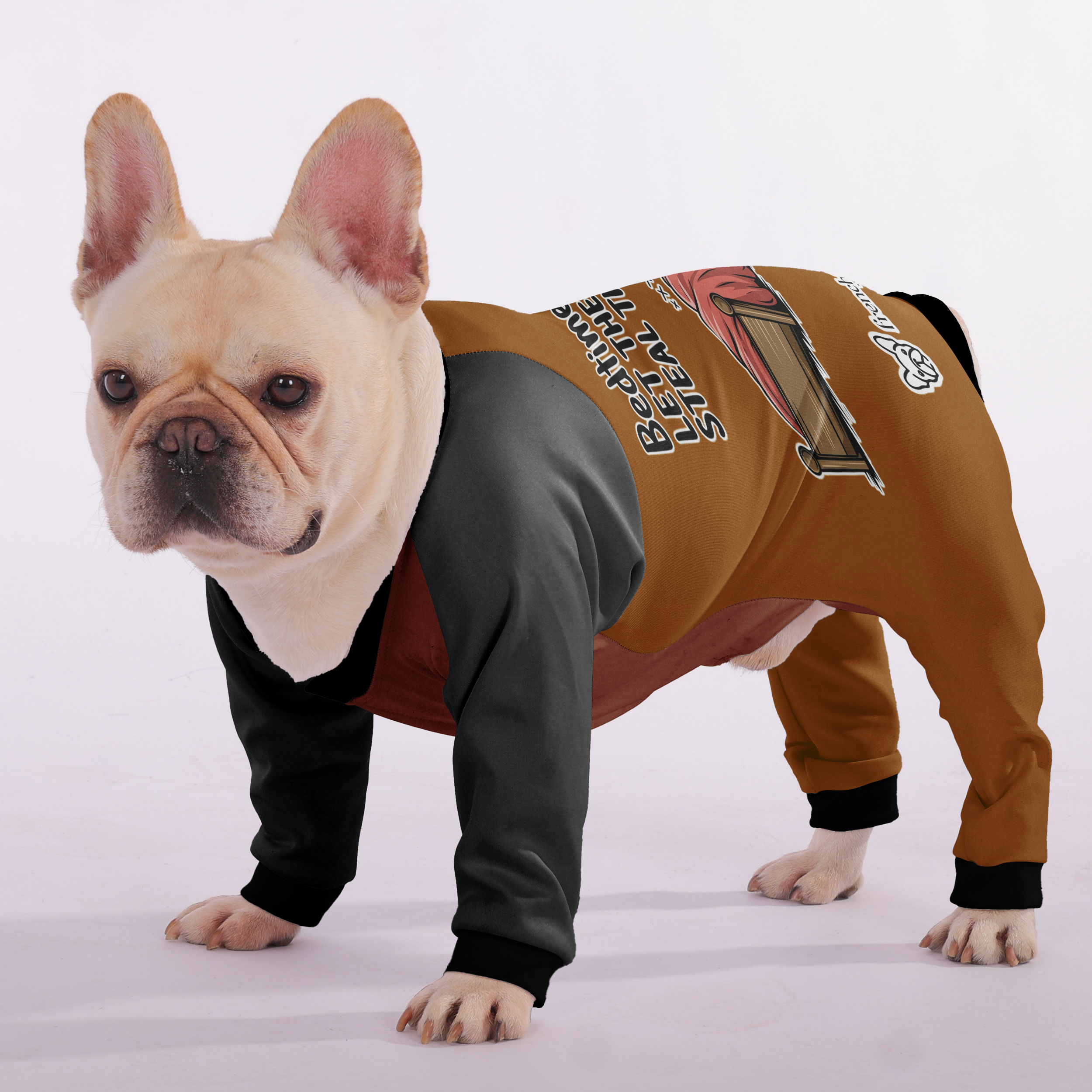French Bulldog Soft Cozy Sofa Bed for Brachycephalic Dogs-fadou