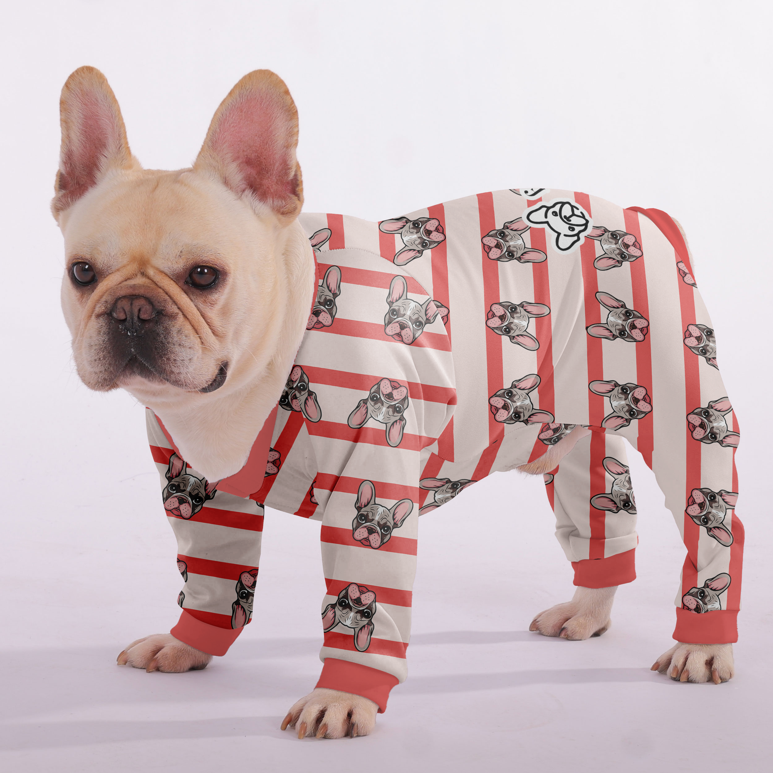 French Bulldog Stylish Cozy Loungewear for Travel Comfort-fadou