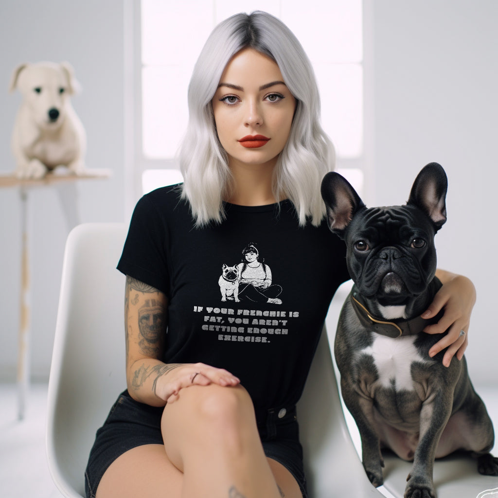 The Fat French Bulldog - Unisex T-Shirt for Bulldog Owners-fadou